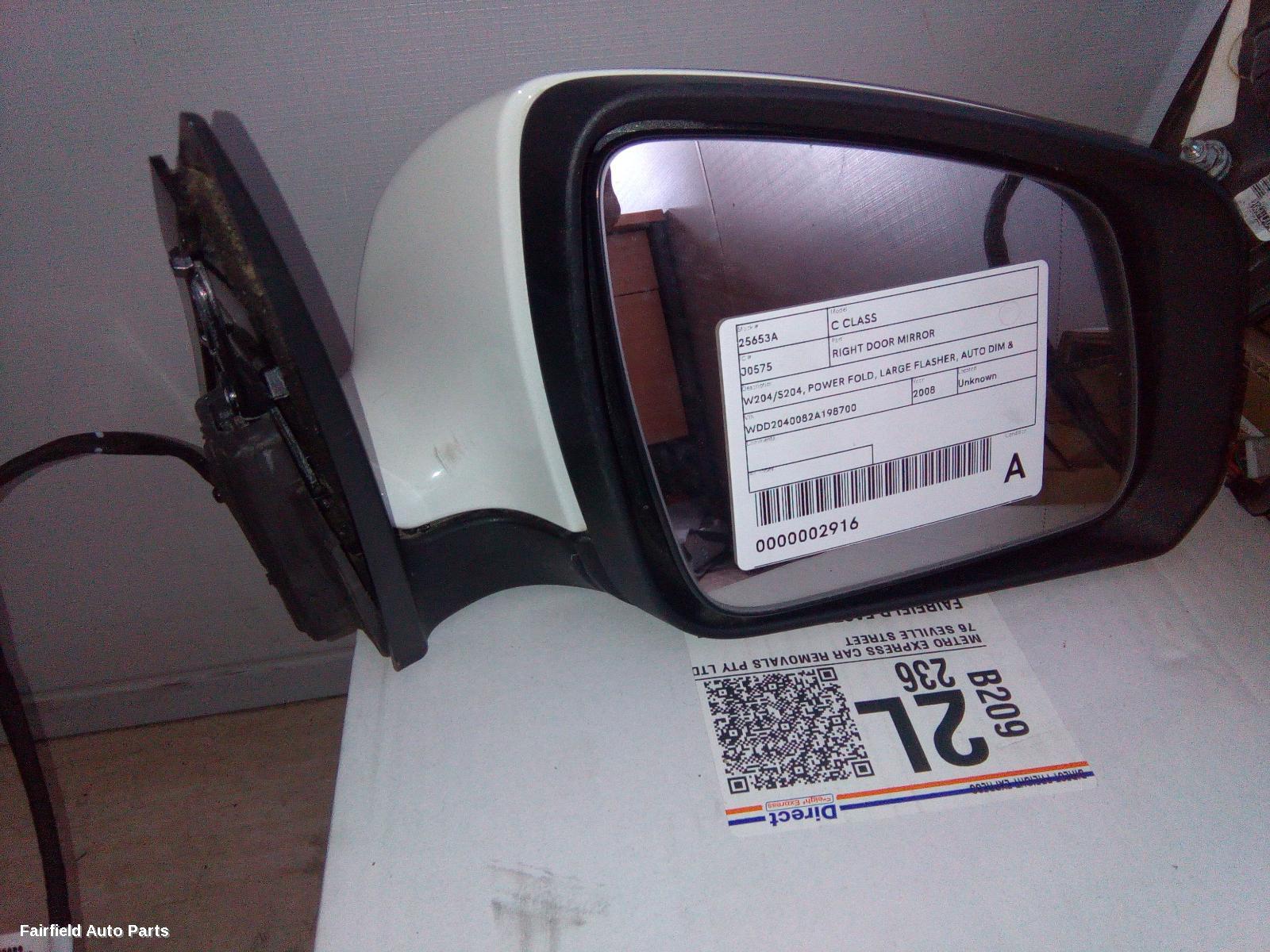 2007-2008 Mercedes C Class Right Door Mirror