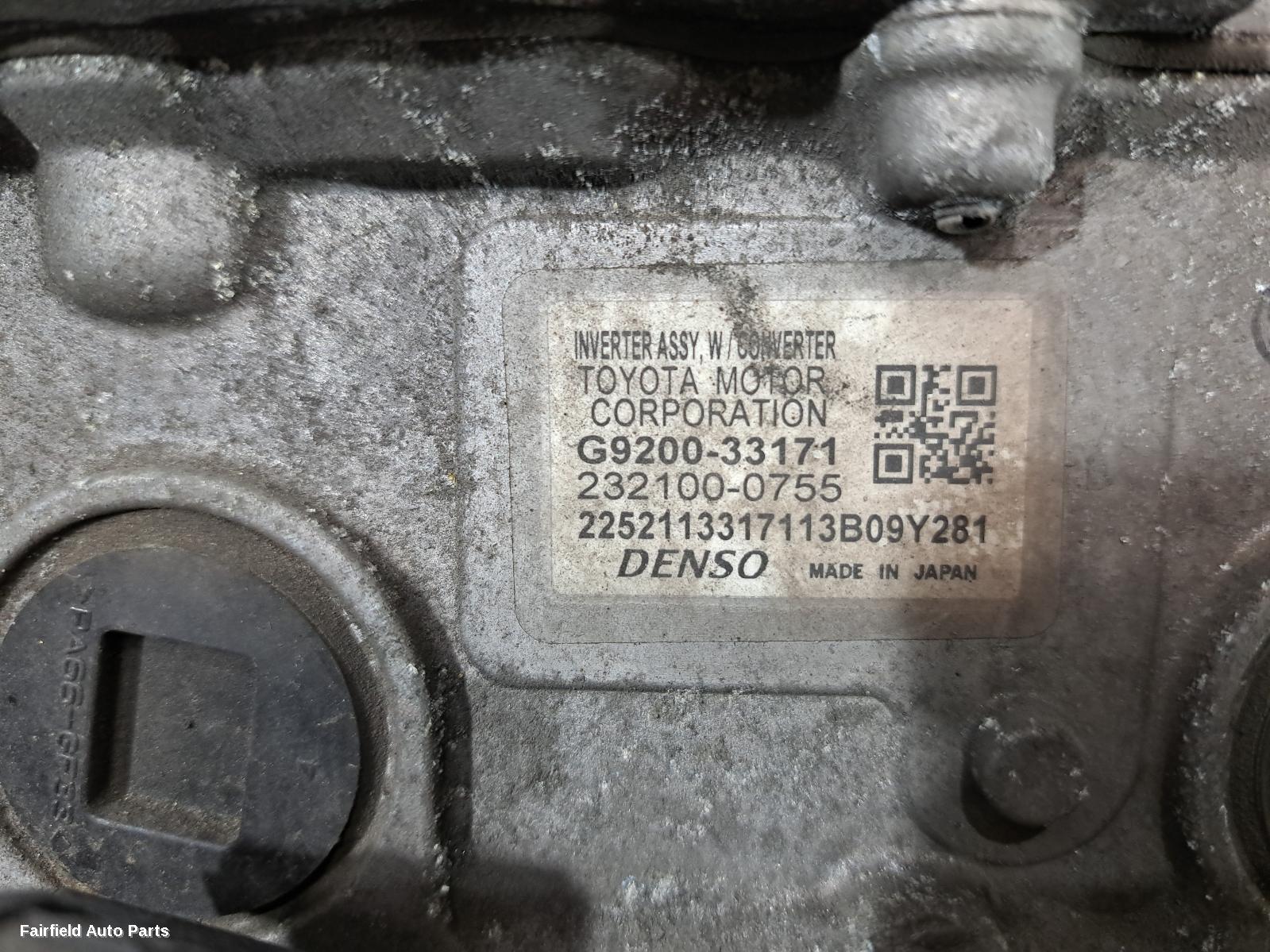 2012-2017 Toyota Camry Inverter