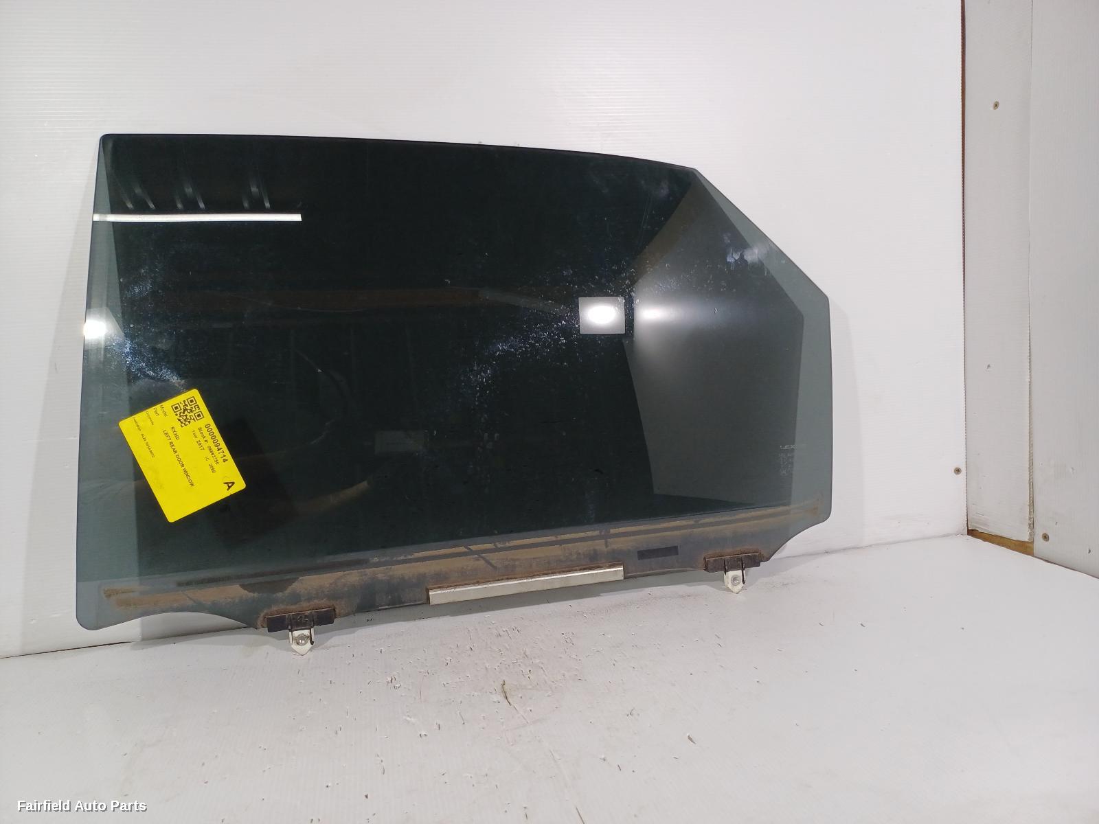 2015-2022 Lexus Rx Series Left Rear Door Window