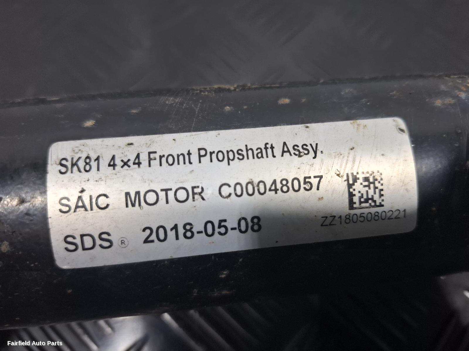 2017-2021 Ldv T60 Front Prop Shaft