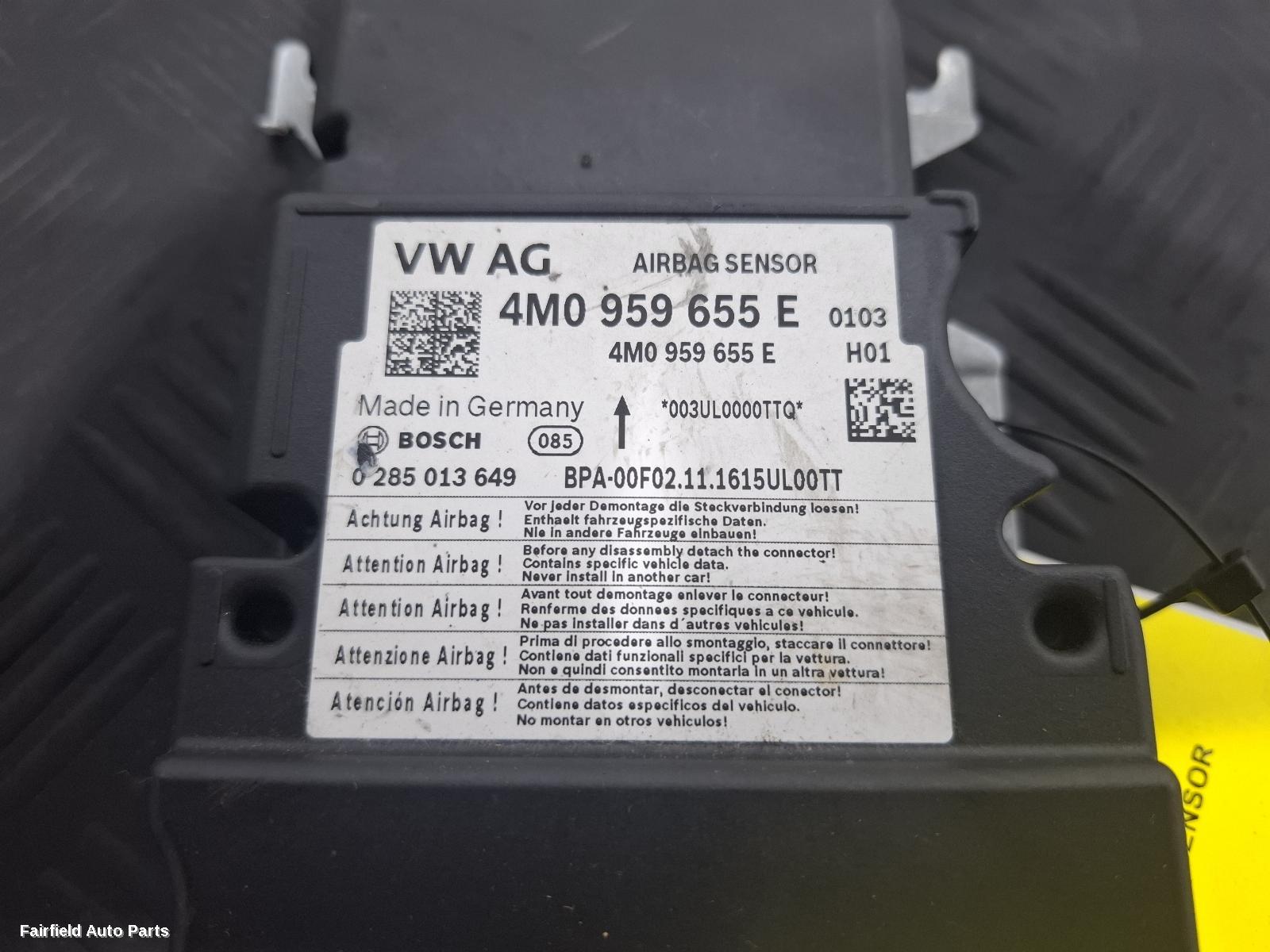 2015-2020 Audi Q7 Airbag Module Sensor