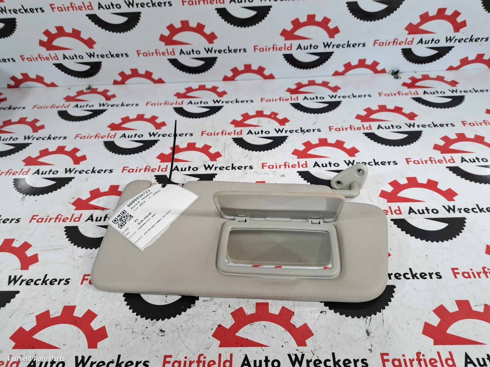 2011-2017 Subaru Xv Sunvisor