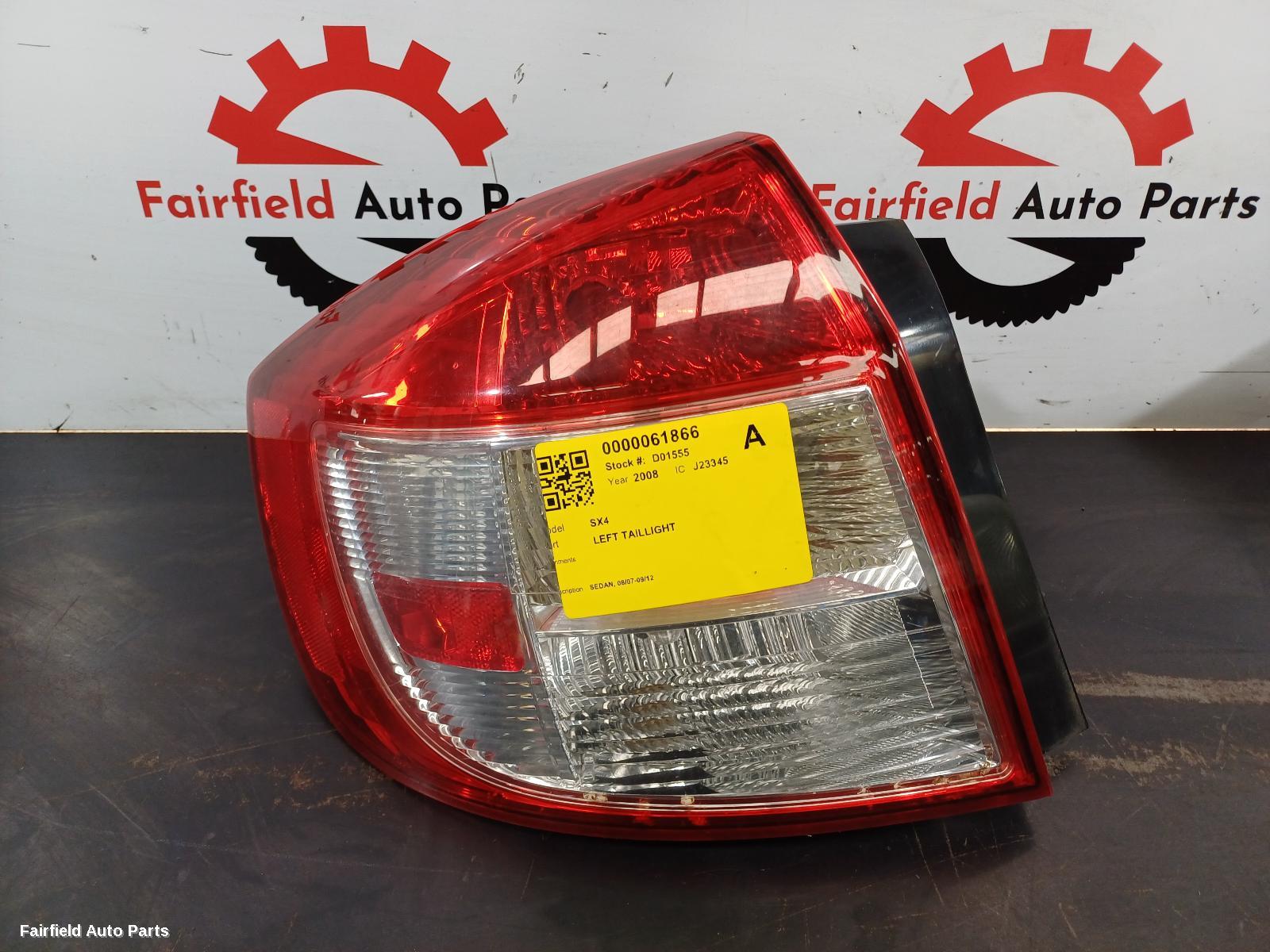 2007-2012 Suzuki Sx4 Left Taillight