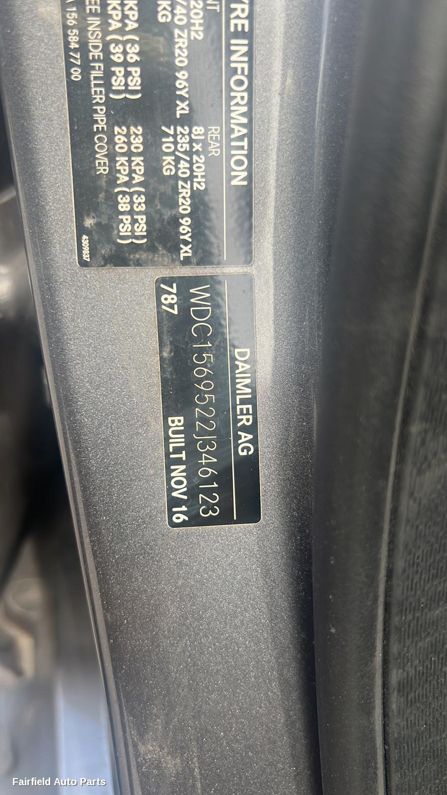 2014-2020 Mercedes Gla Class Seatbelt Stalk