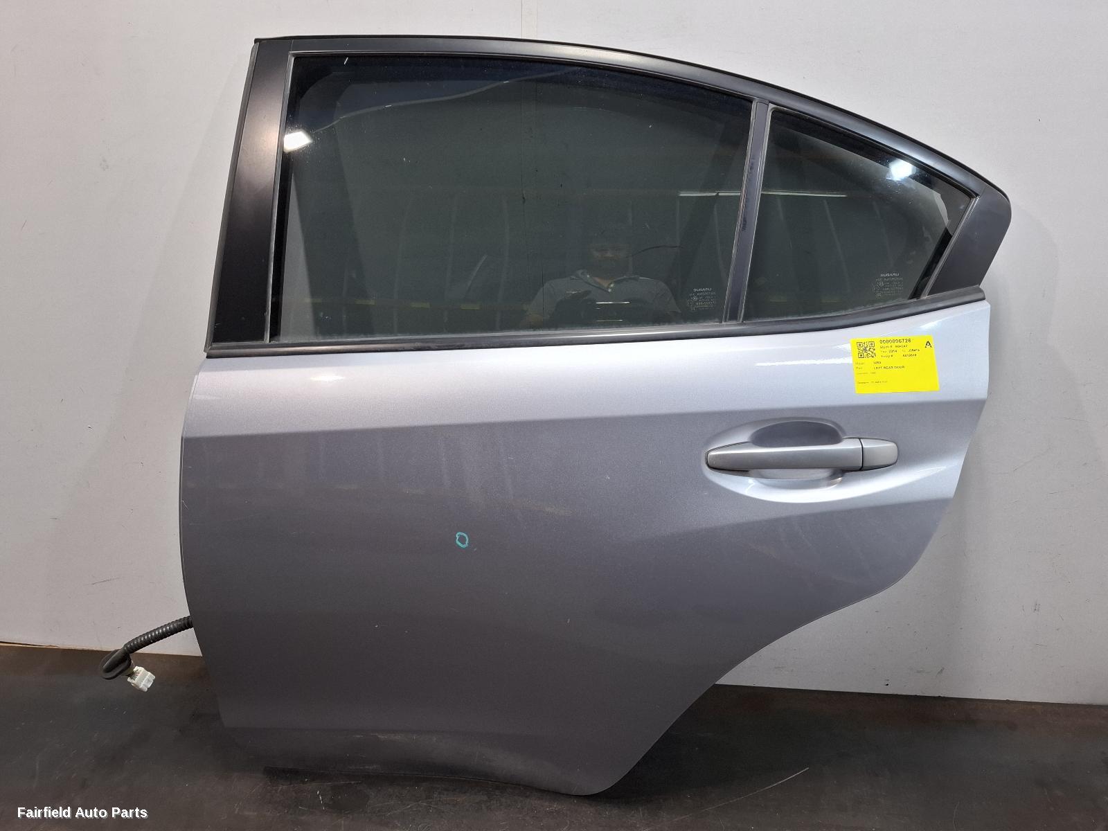 2014-2021 Subaru Wrx Left Rear Door Sliding
