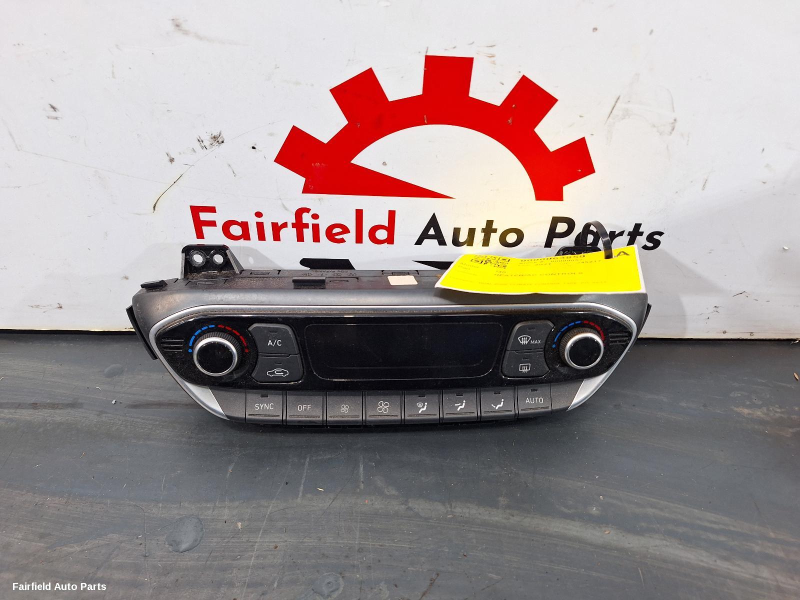 2017-2025 Hyundai I30 Heater Ac Controls