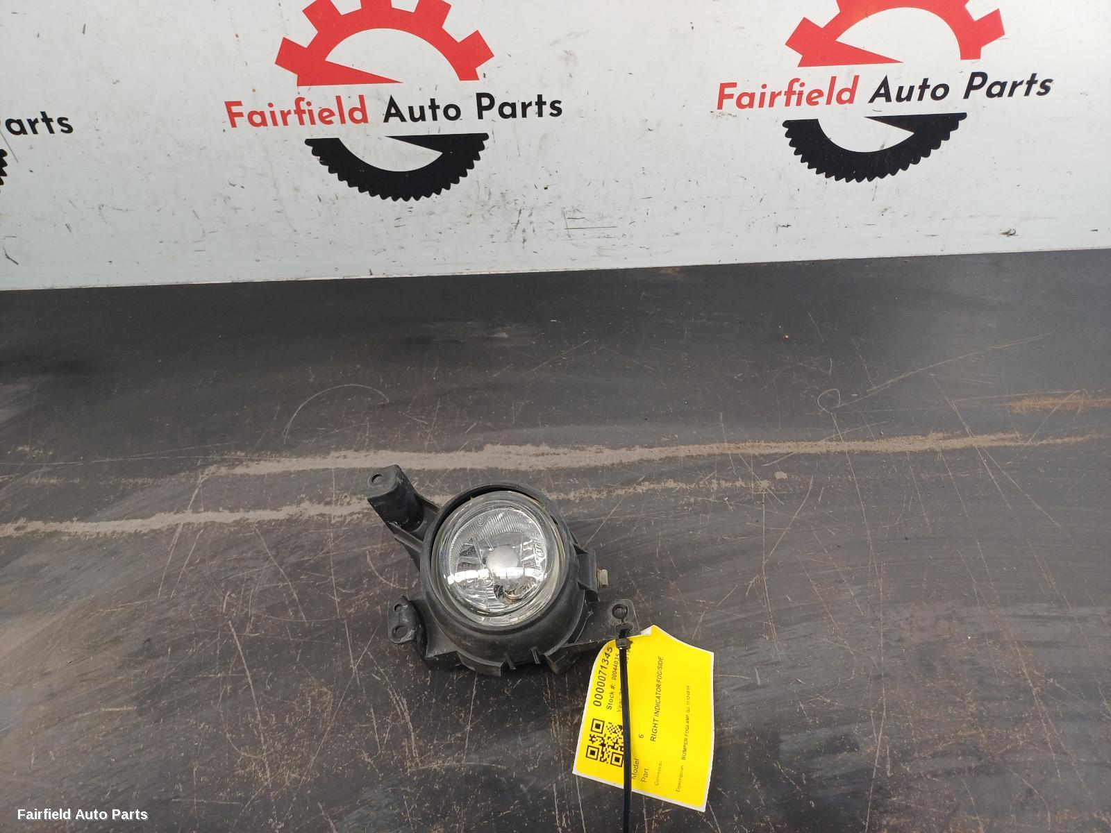 2012-2014 Mazda 6 Right Indicator Fog Side