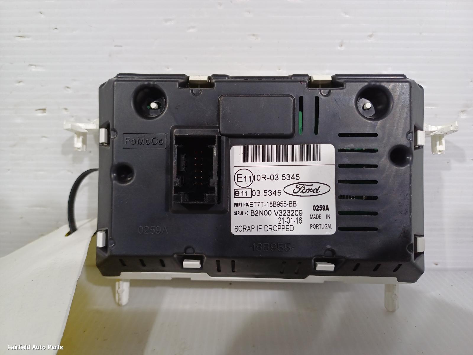 2013-2017 Ford Ecosport Radio Cd Dvd Sat Tv