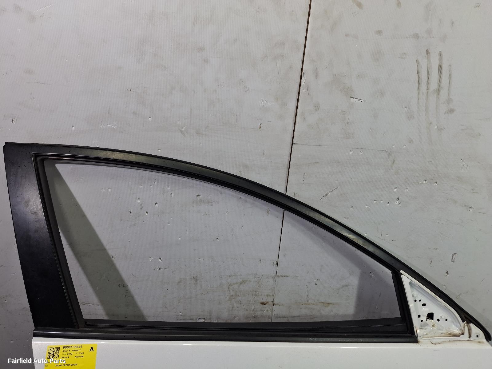 2009-2013 Mazda 3 Right Front Door