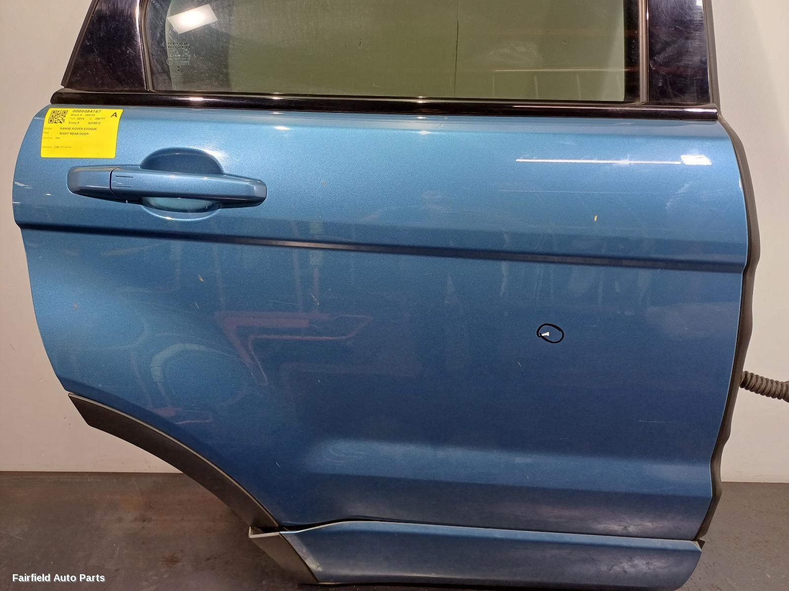 2011-2019 Land Rover Rangerover Evoque Right Rear Door Sliding