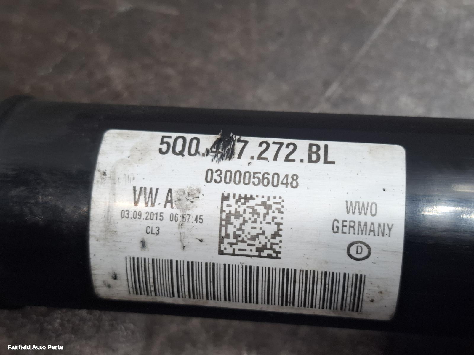 2012-2020 Volkswagen Golf Right Driveshaft