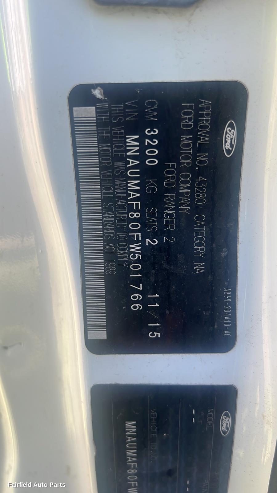 2011-2022 Ford Ranger Abs Pump Modulator