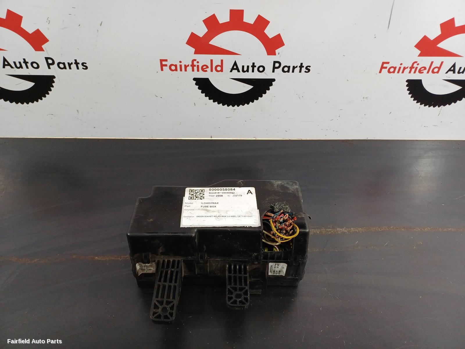 2007-2021 Hyundai Iload/imax Fuse Box