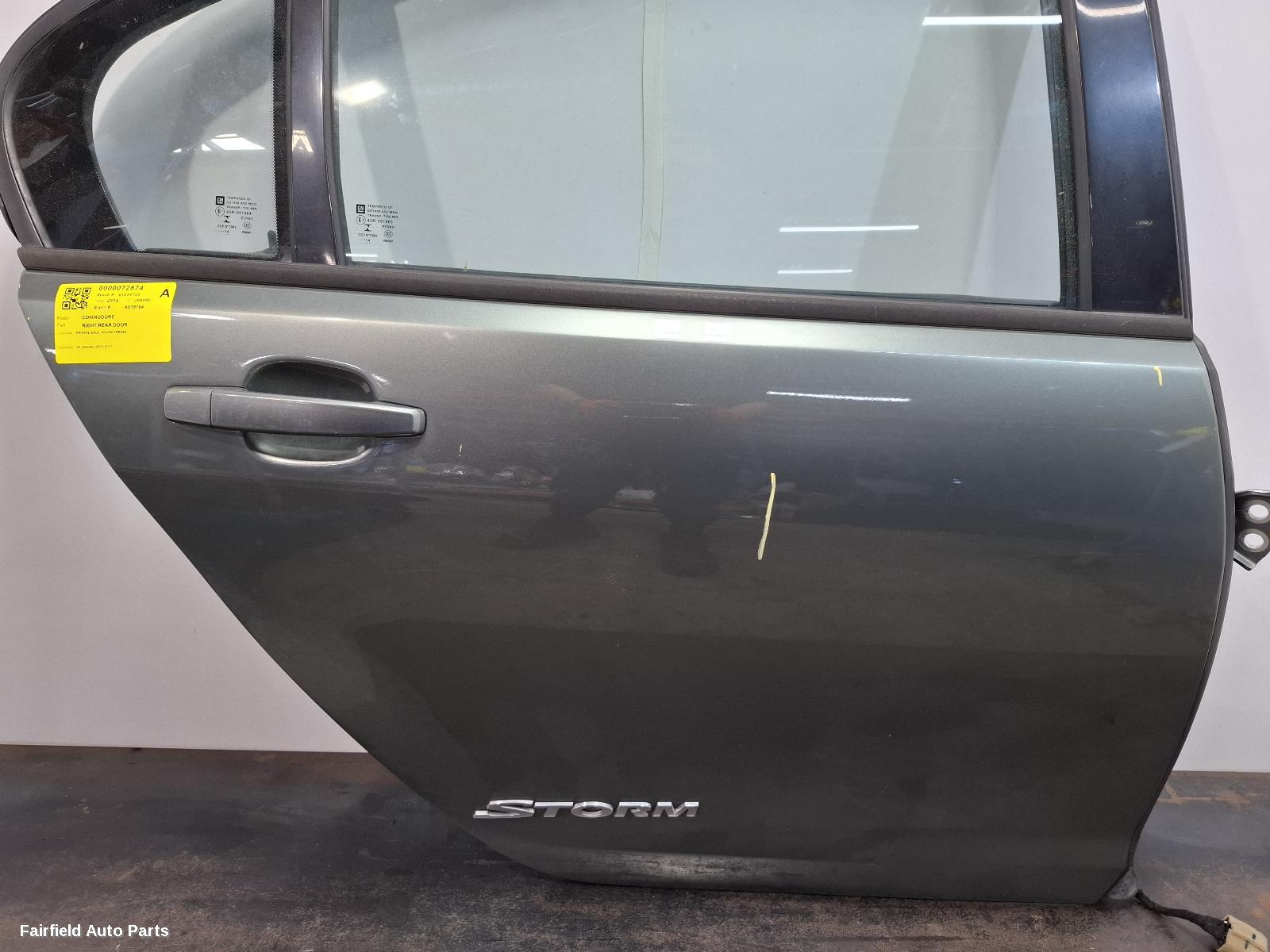 2013-2017 Holden Commodore Right Rear Door Sliding