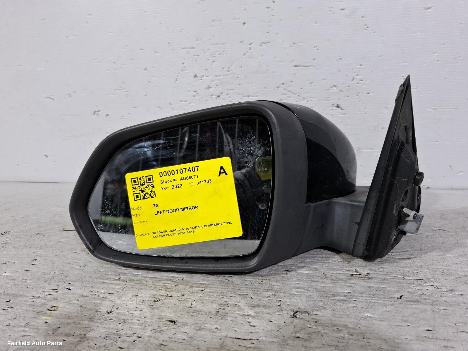 2017-2024 Mg Zs Left Door Mirror