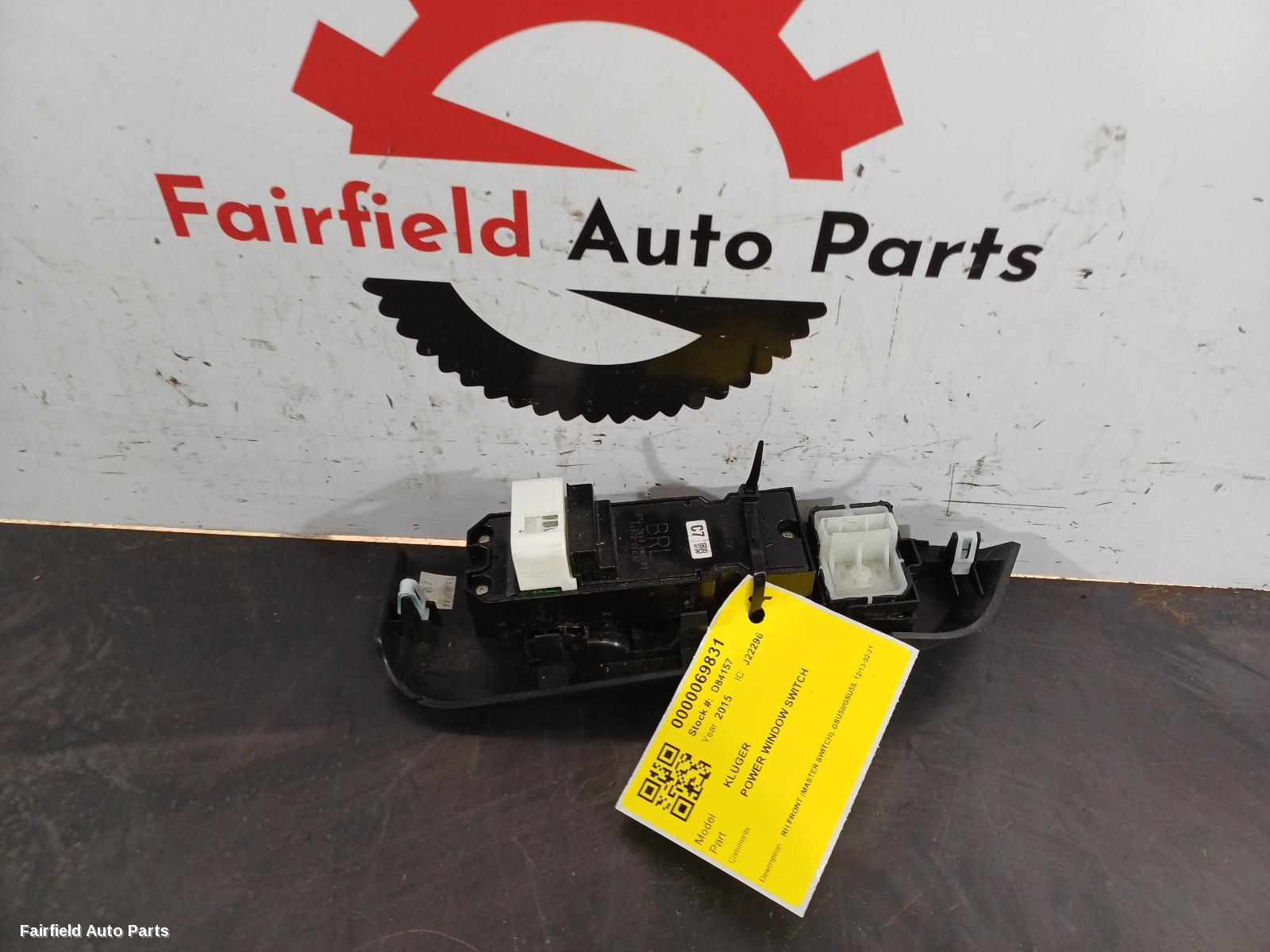 2013-2021 Toyota Kluger Pwr Dr Wind Switch