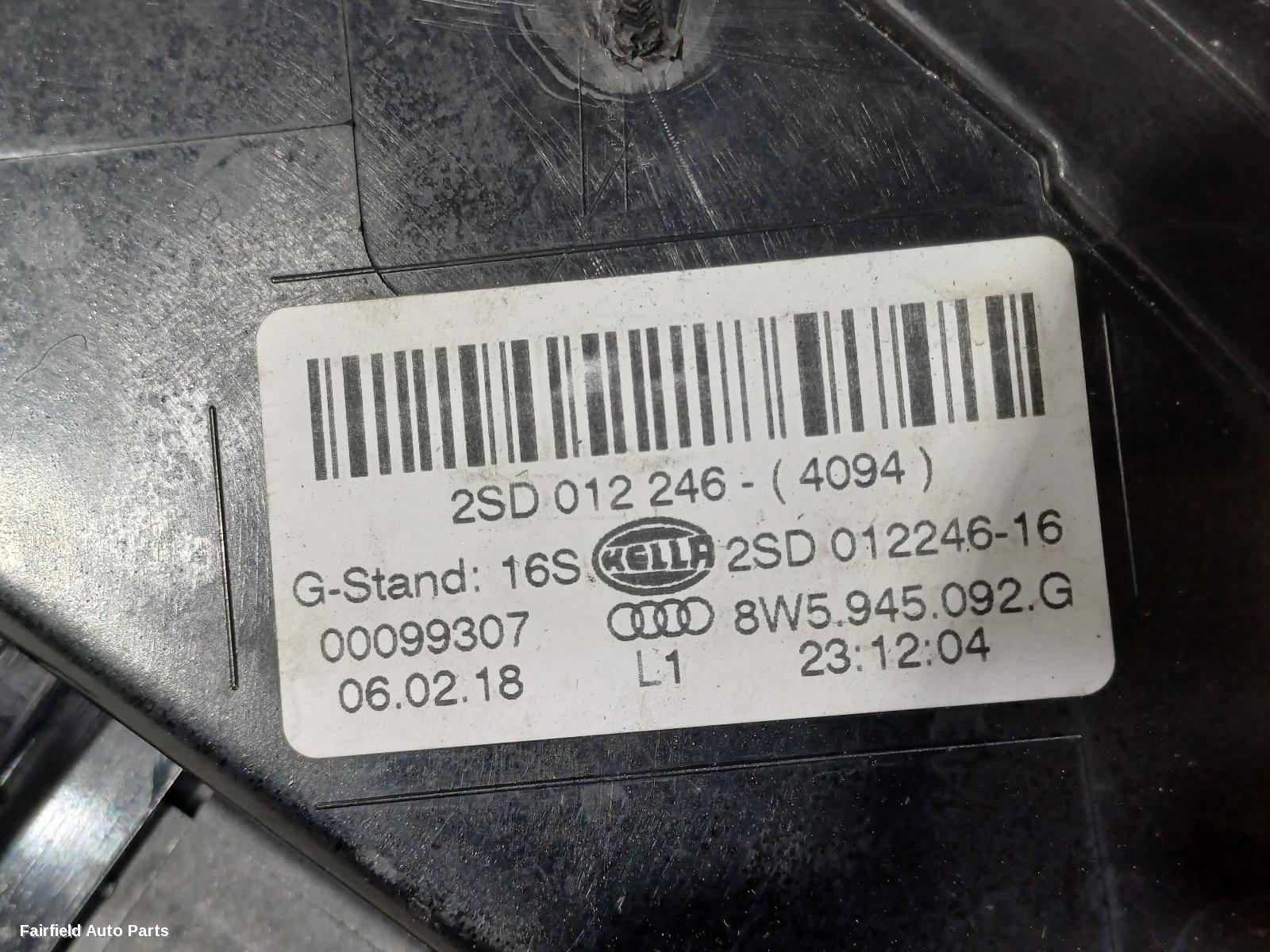 2015-2020 Audi A4 Right Taillight