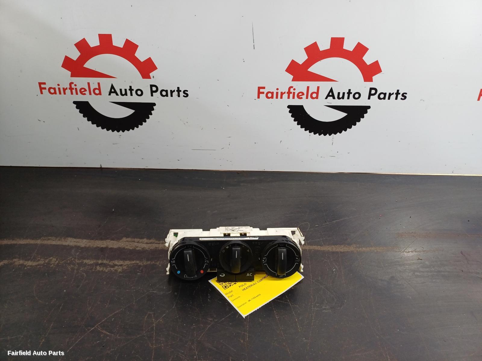 2005-2010 Volkswagen Polo Heater Ac Controls