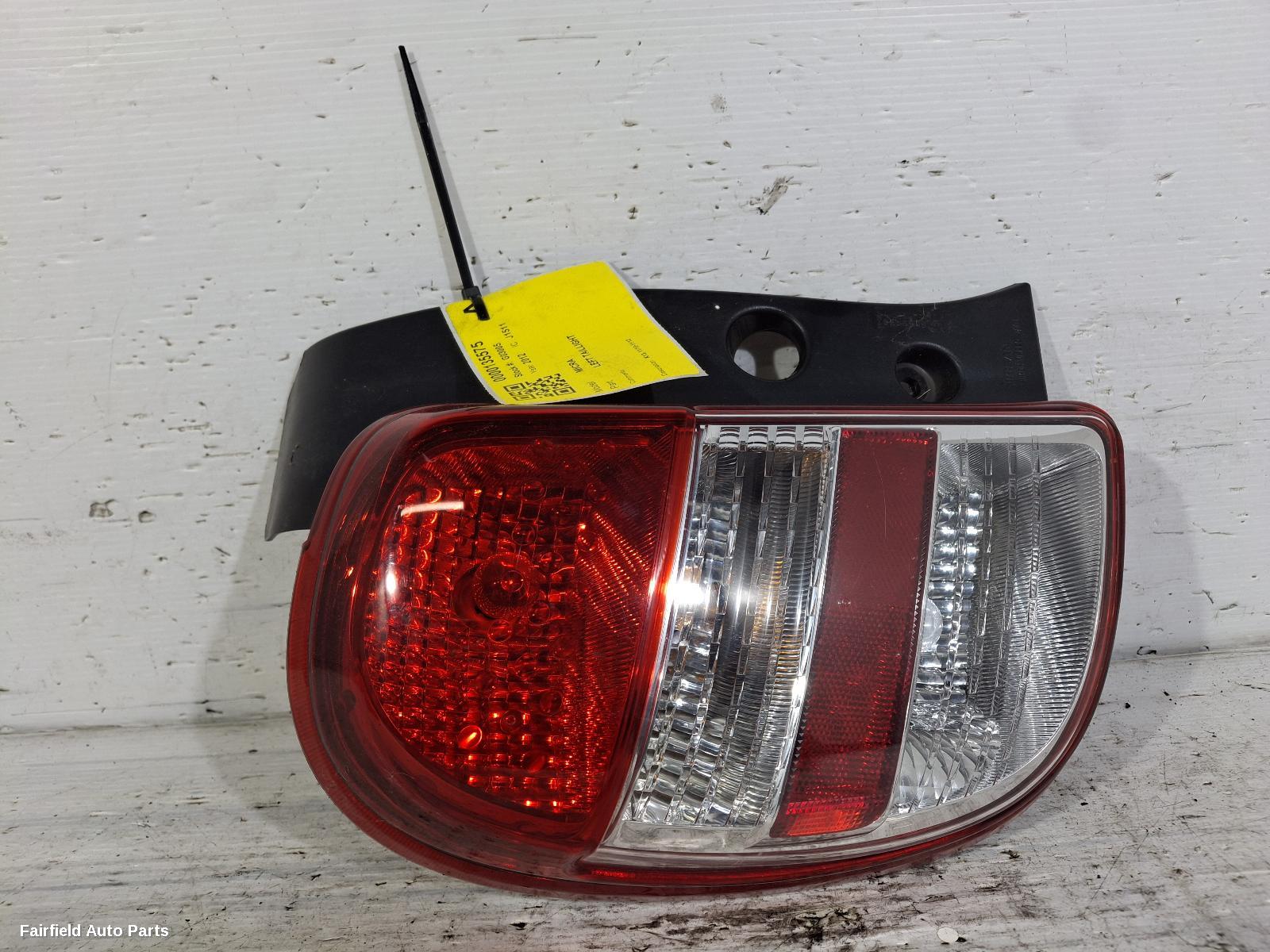 2010-2012 Nissan Micra Left Taillight