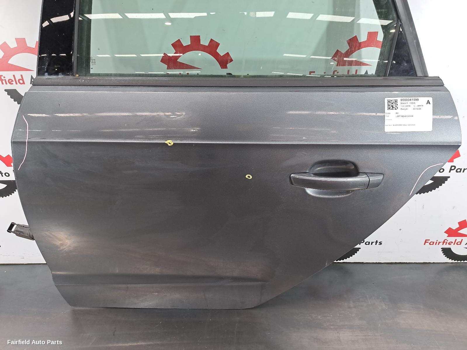 2013-2020 Audi A3 Left Rear Door Sliding