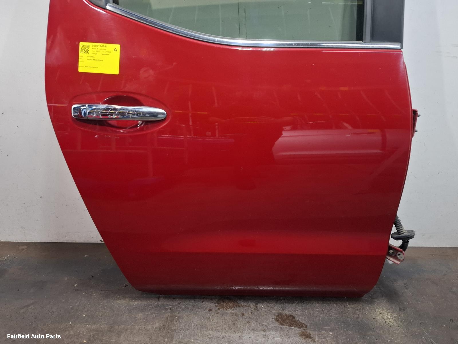 2015-2025 Nissan Navara Right Rear Door Sliding