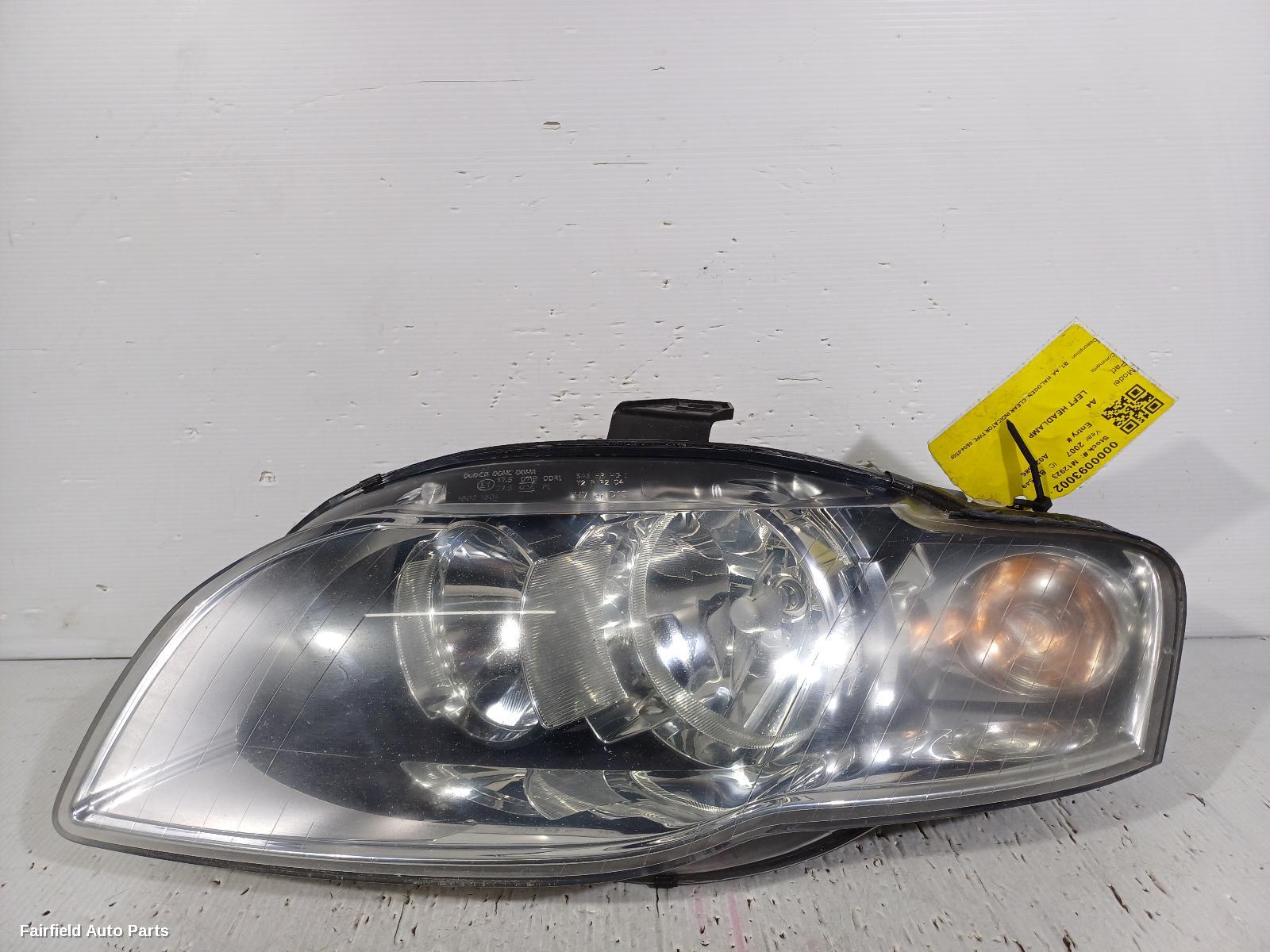 2004-2009 Audi A4 Left Headlamp