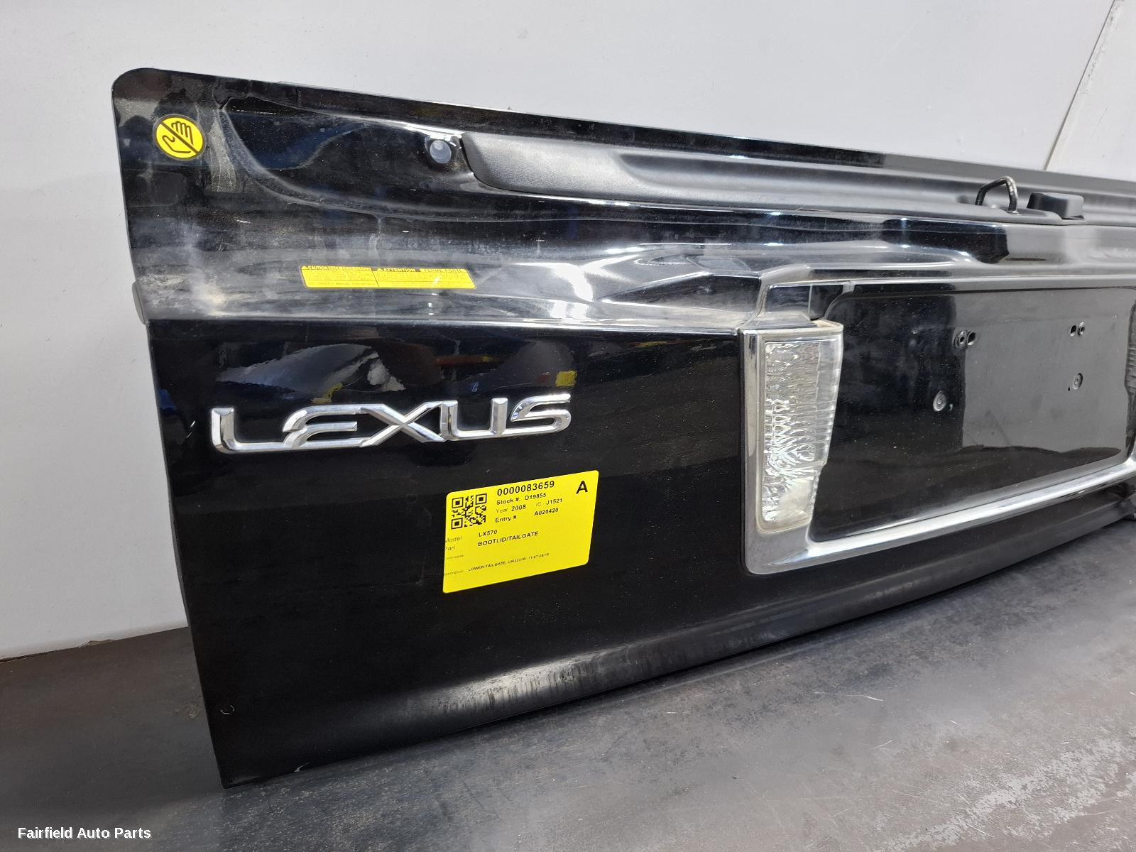 2007-2015 Lexus Lx Series Bootlid Tailgate
