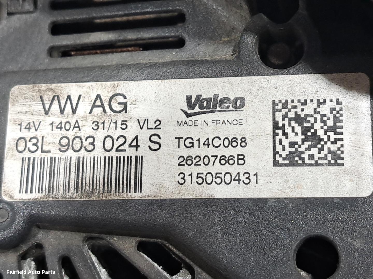 2010-2022 Volkswagen Amarok Alternator