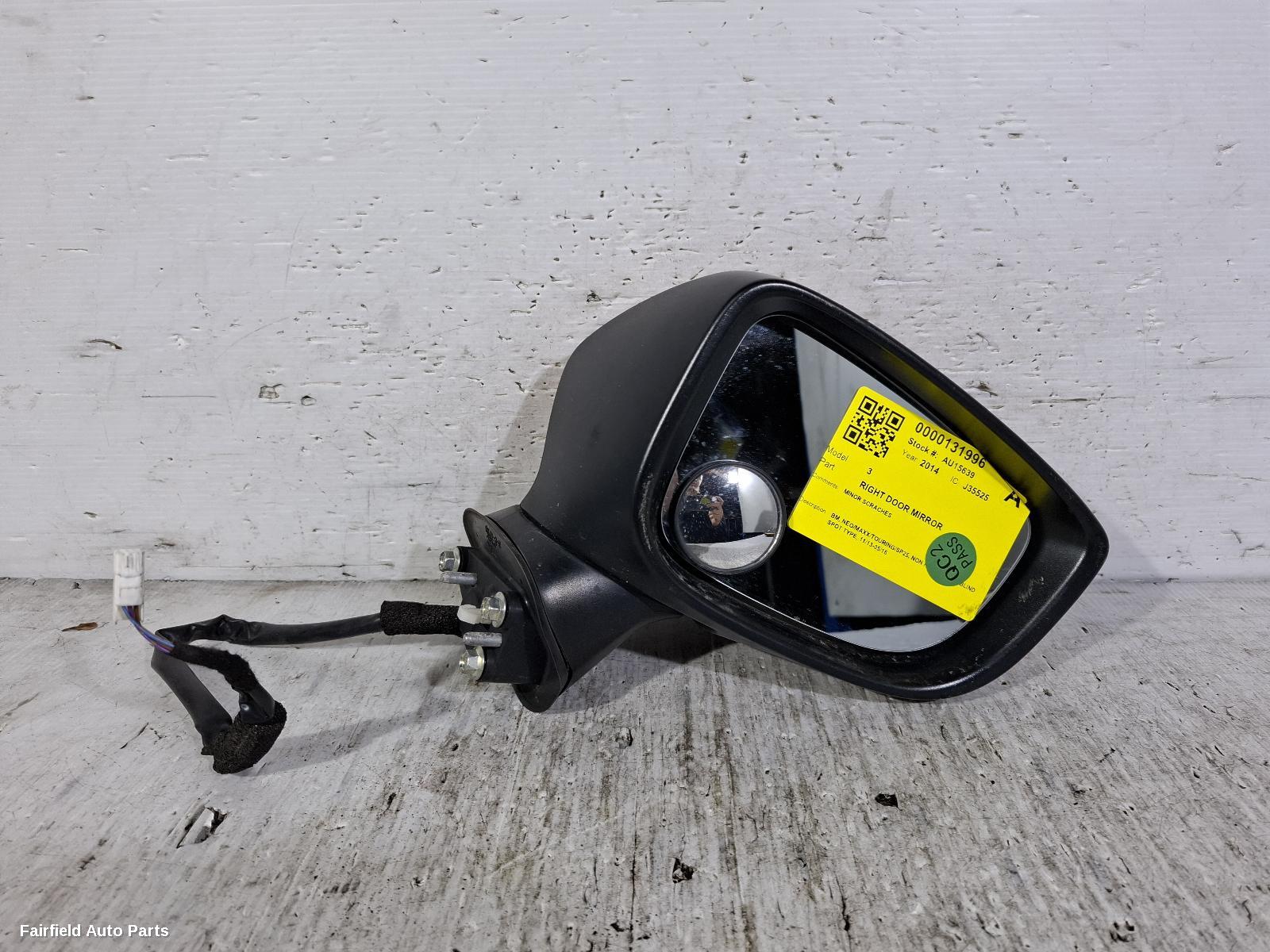 2013-2016 Mazda 3 Right Door Mirror