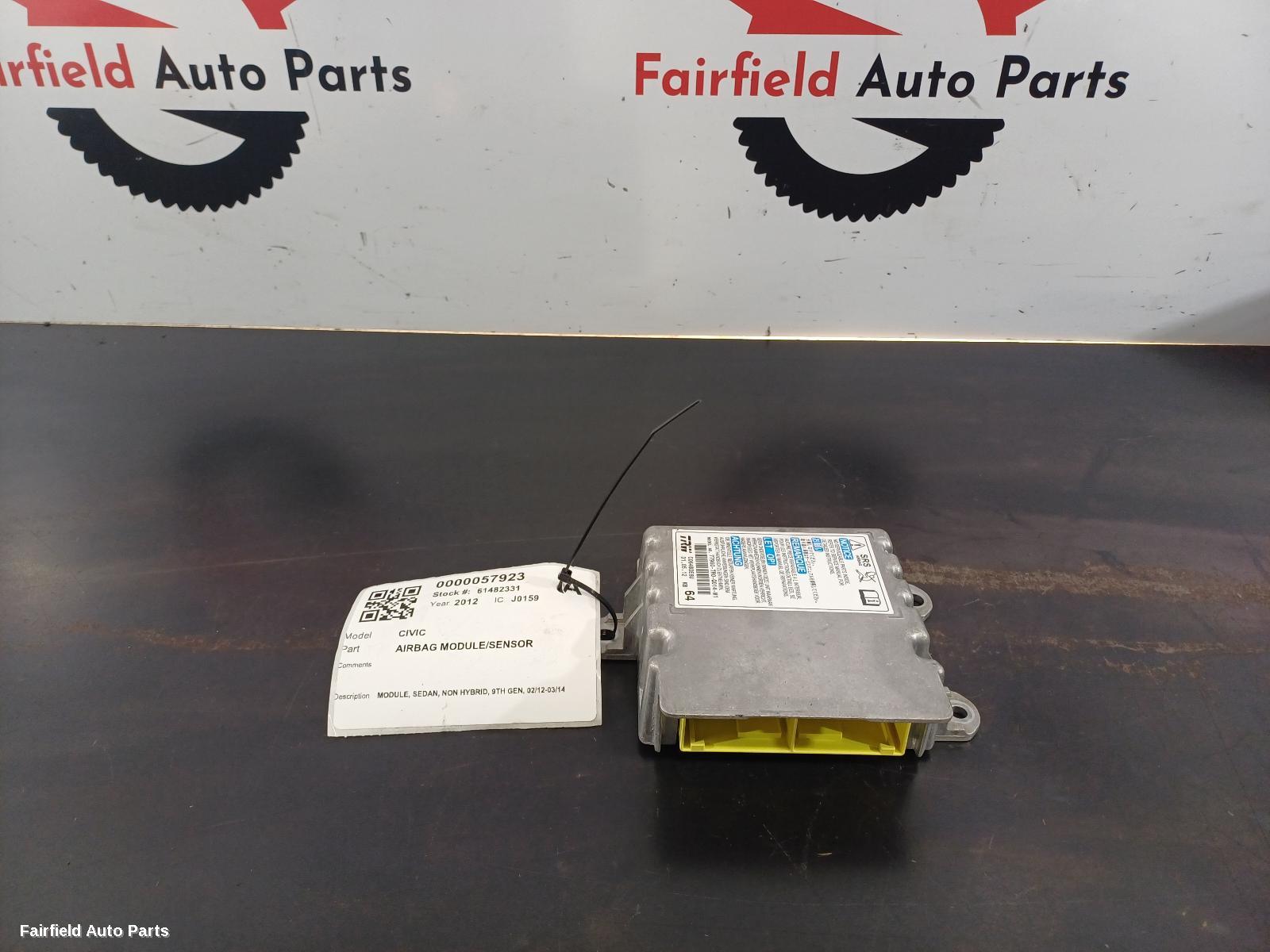 2012-2014 Honda Civic Airbag Module Sensor