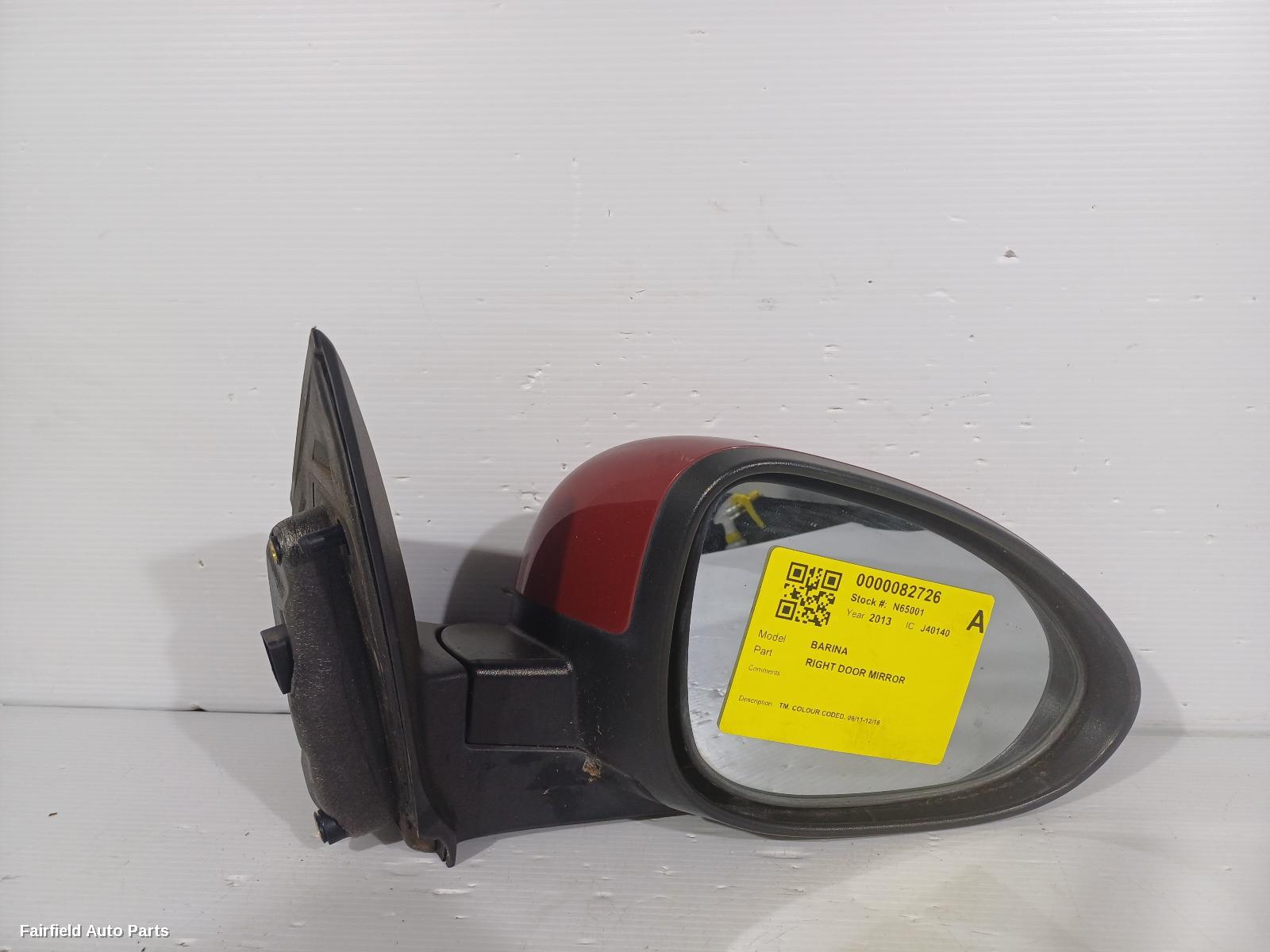 2011-2018 Holden Barina Right Door Mirror
