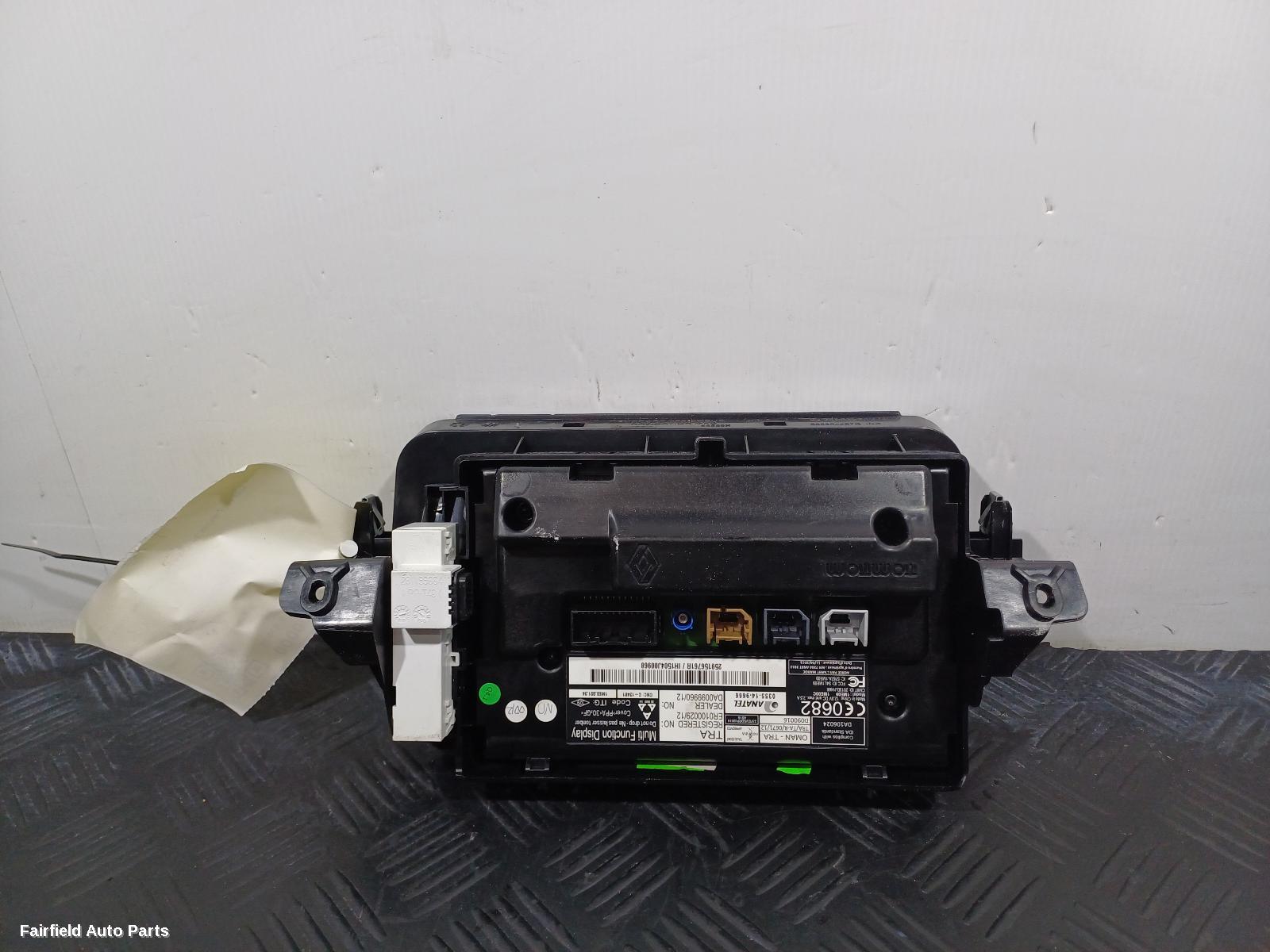 2014-2016 Renault Megane Radio Cd Dvd Sat Tv