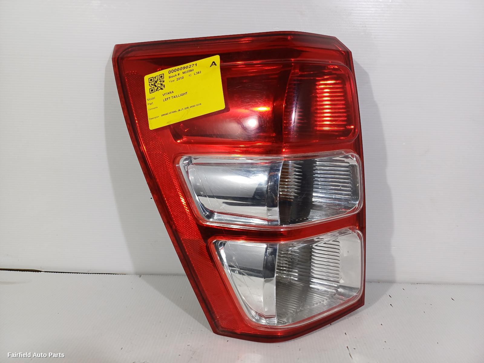 2005-2018 Suzuki Vitara Left Taillight