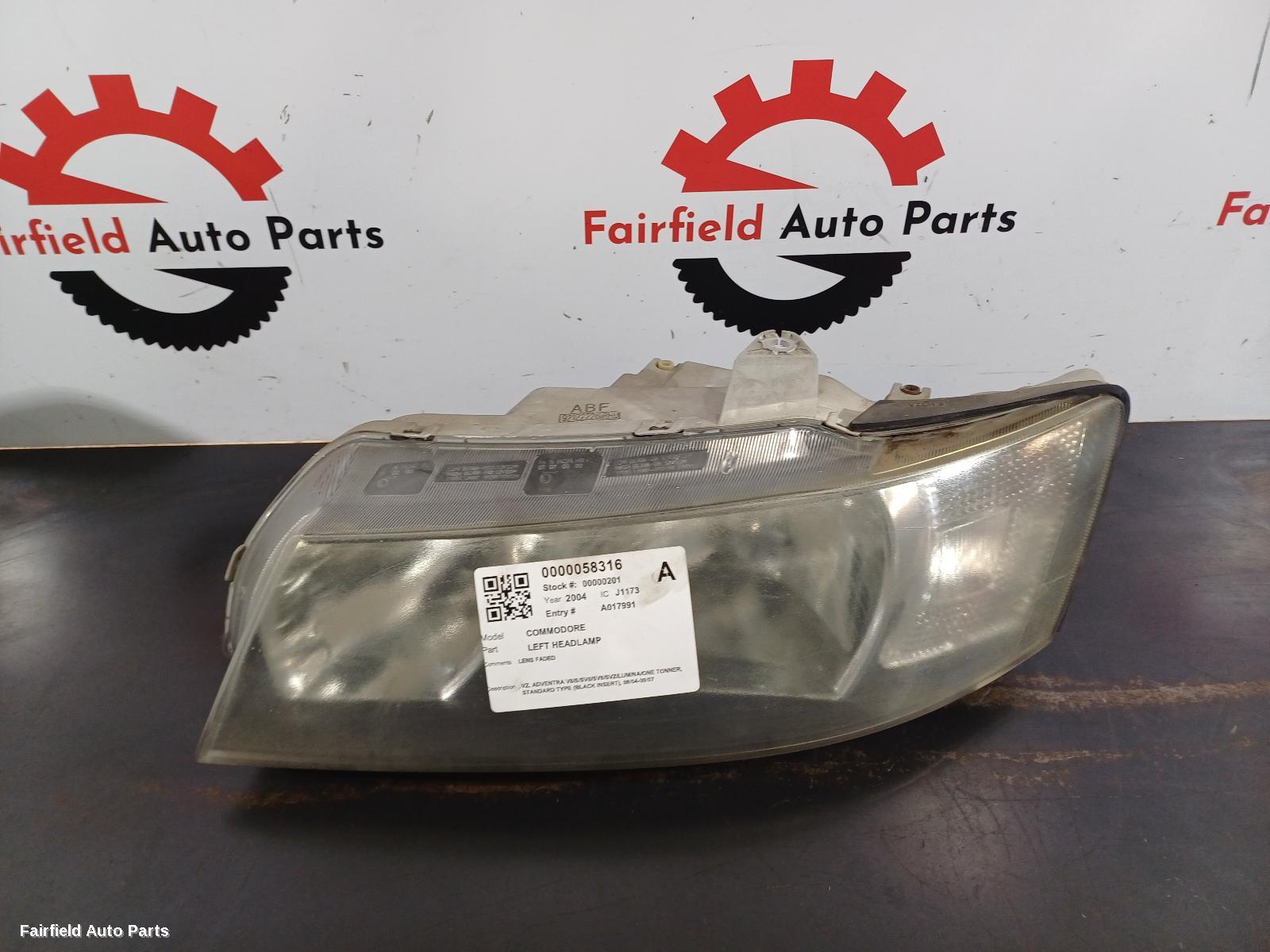 2004-2007 Holden Commodore Left Headlamp
