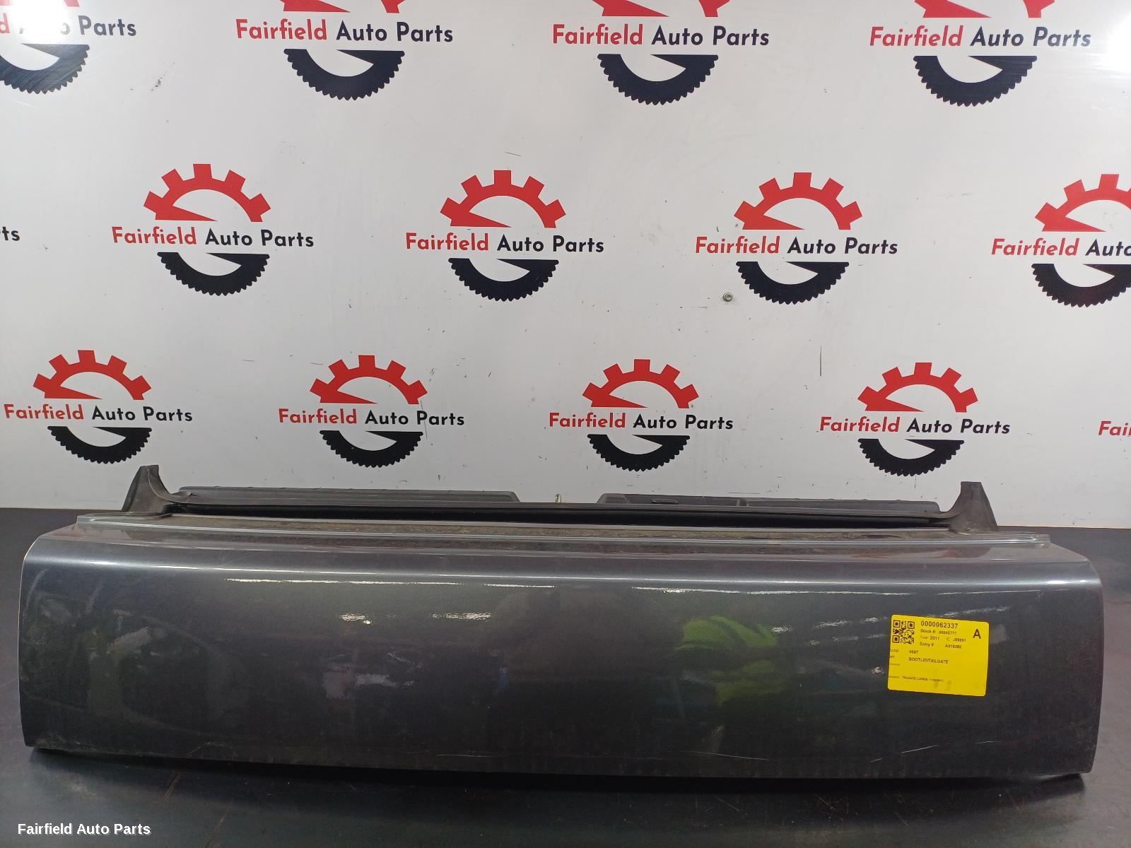 2009-2013 Peugeot 4007 Bootlid Tailgate