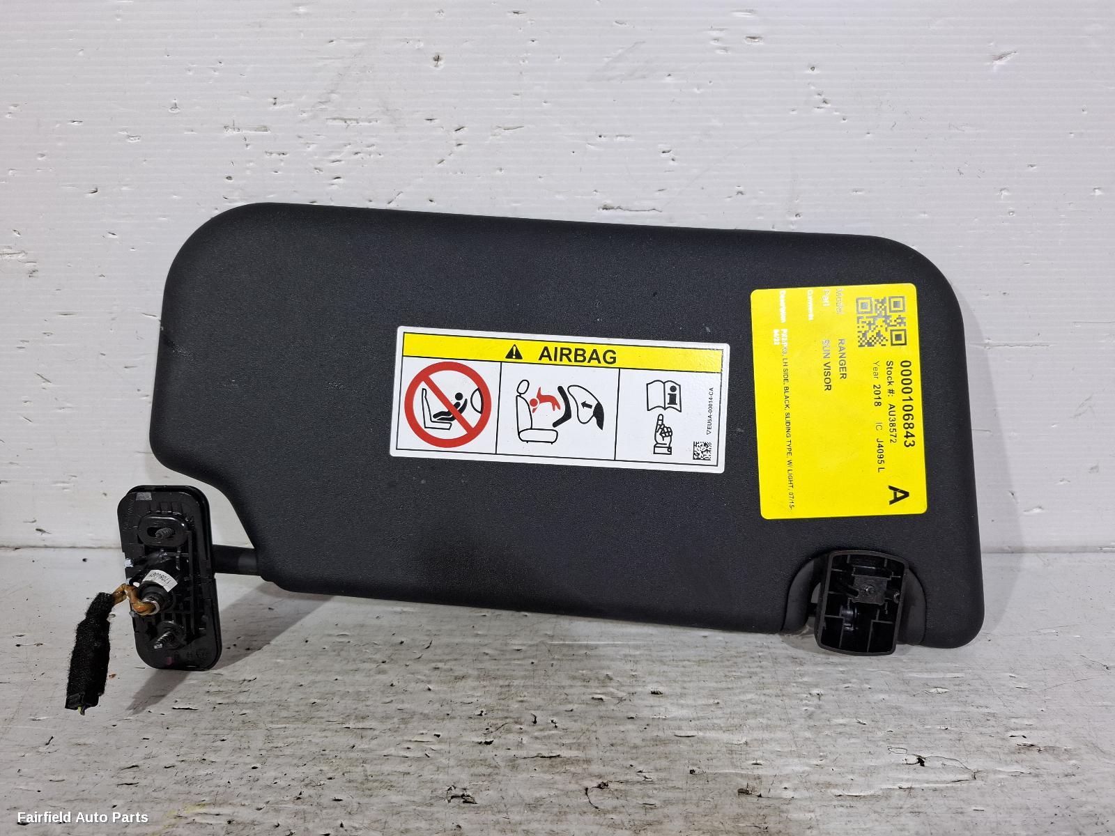 2015-2022 Ford Ranger Sunvisor