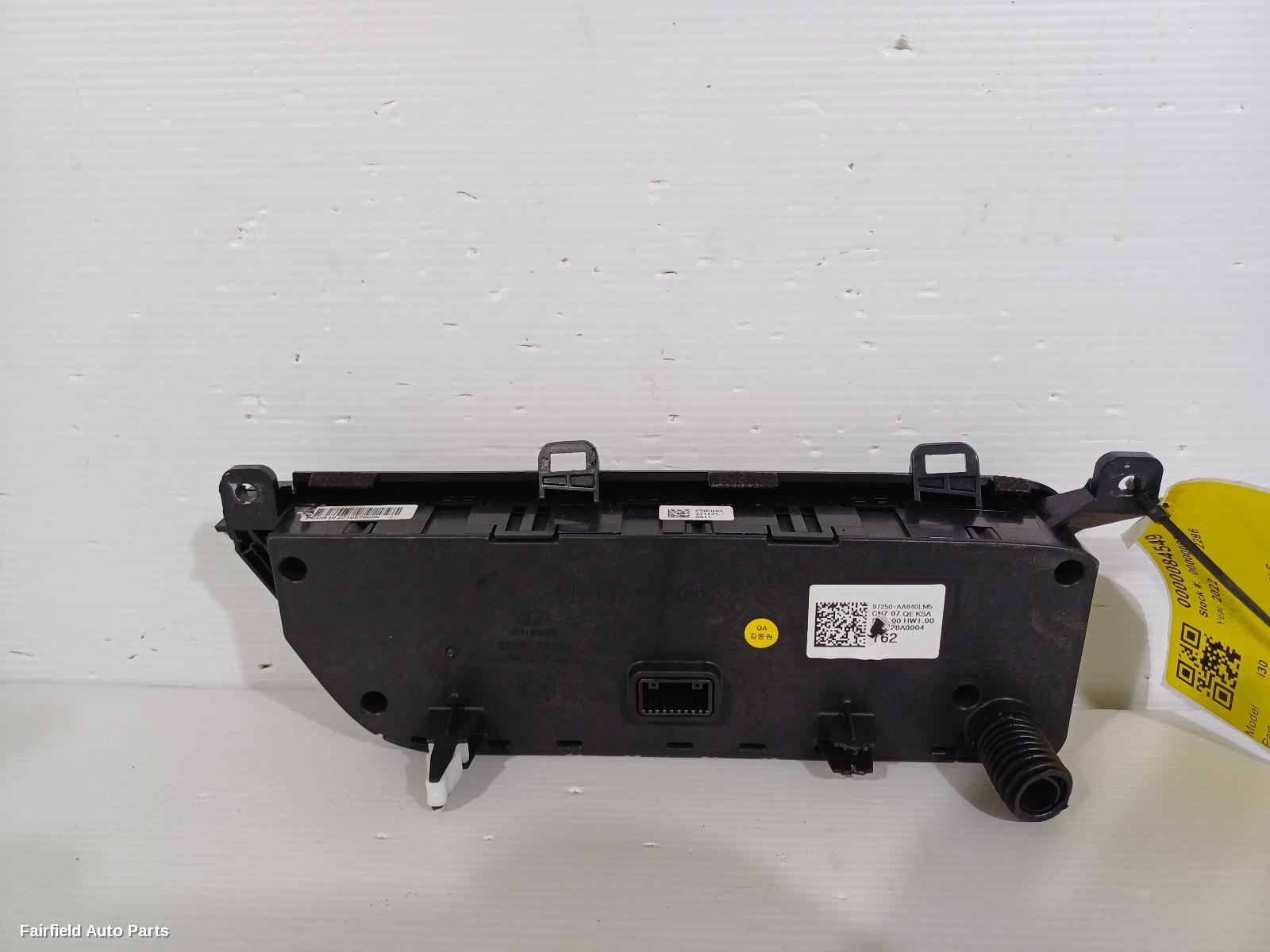 2020-2026 Hyundai I30 Heater Ac Controls