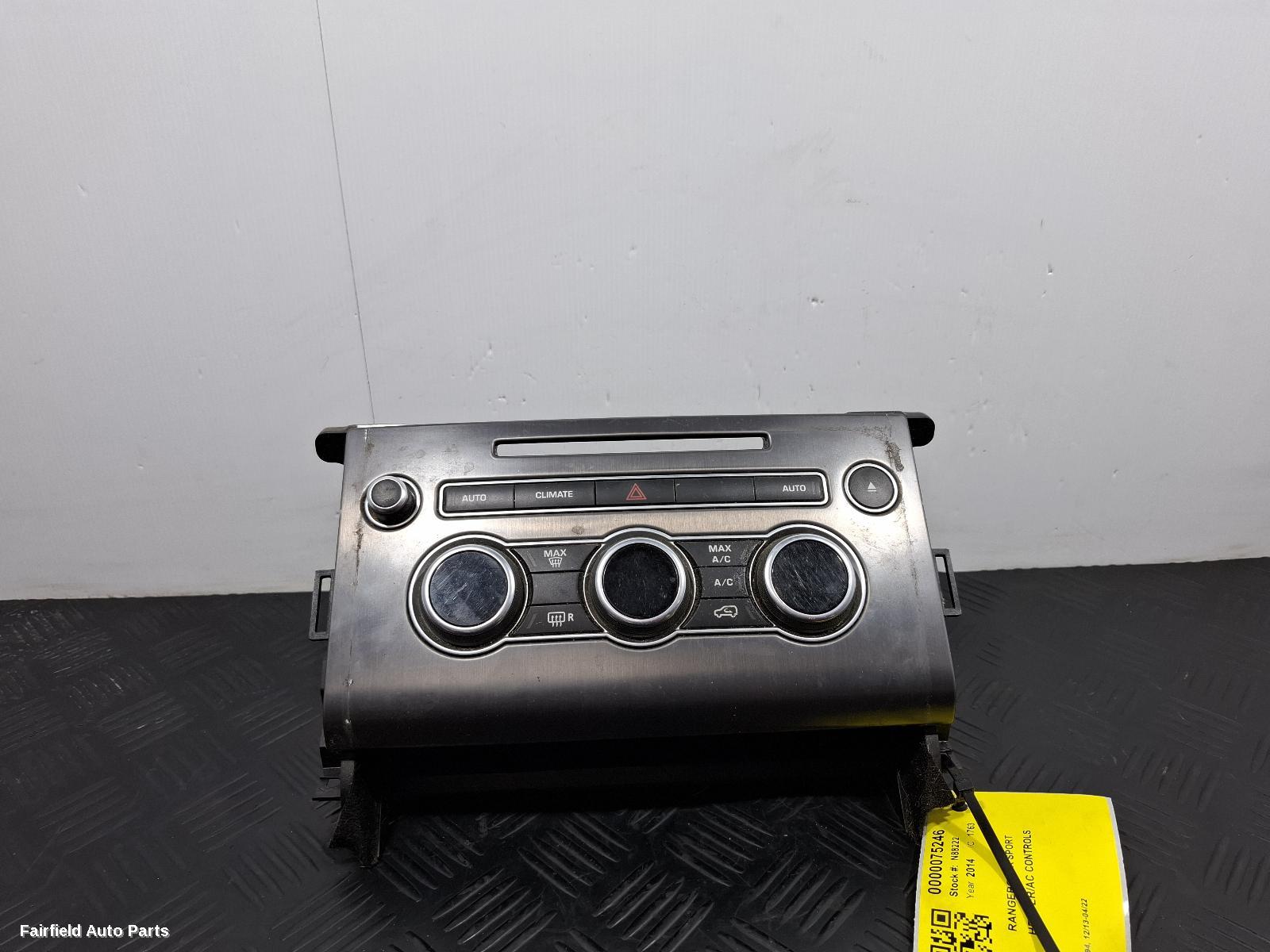 2013-2022 Land Rover Rangerover Sport Heater Ac Controls