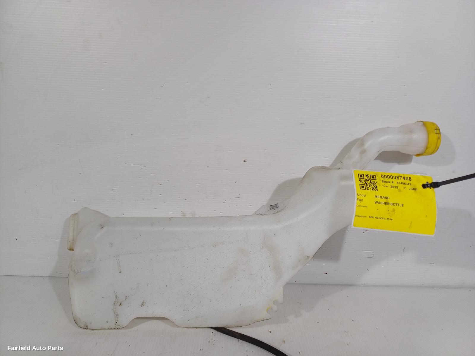 2018-2023 Renault Megane Washer Bottle