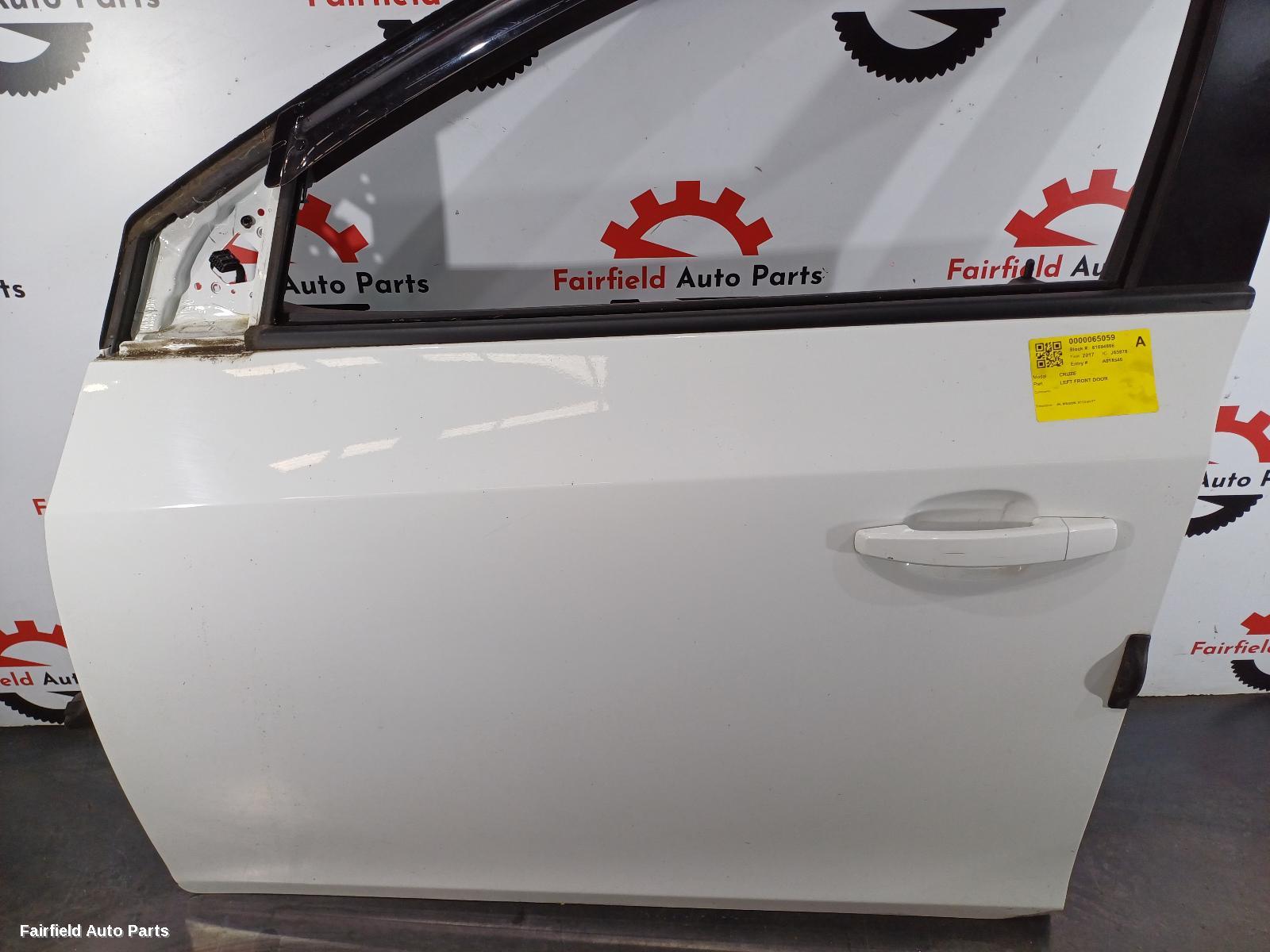 2012-2017 Holden Cruze Left Front Door