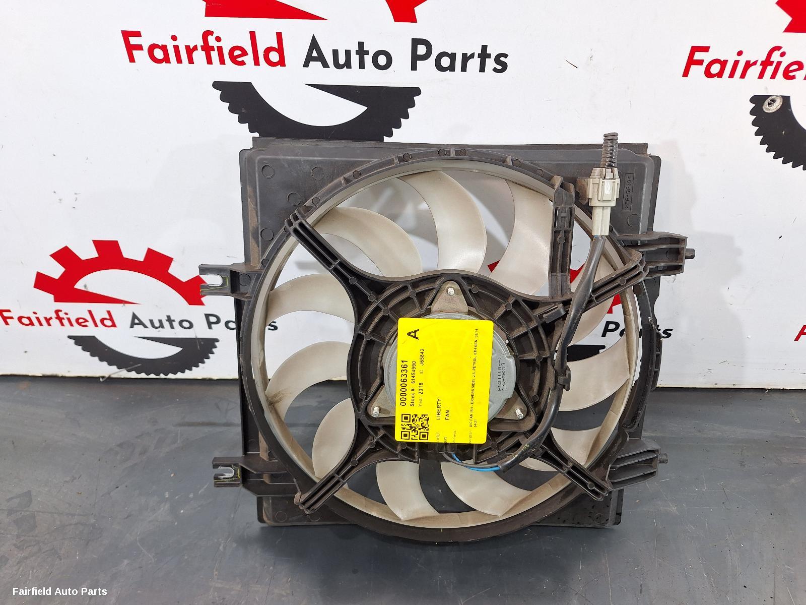 2014-2021 Subaru Liberty Fan