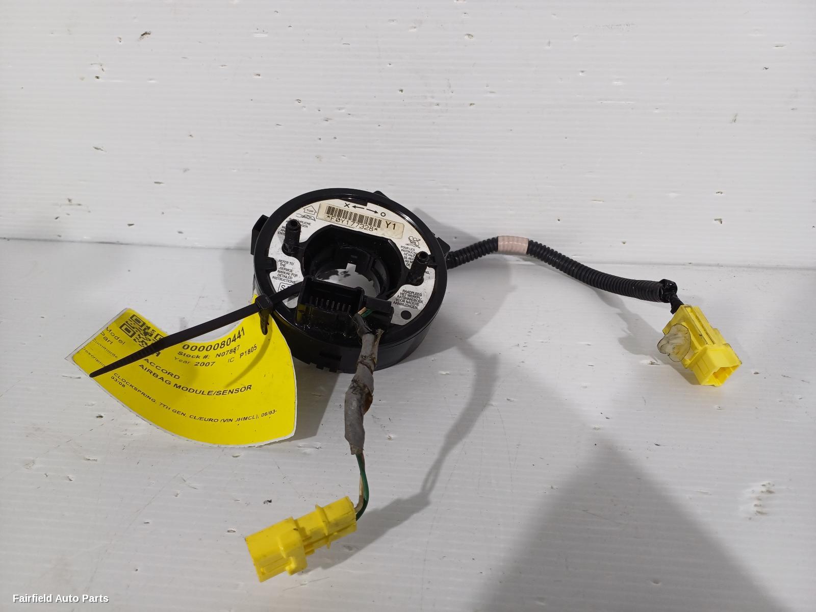 2003-2008 Honda Accord Airbag Module Sensor