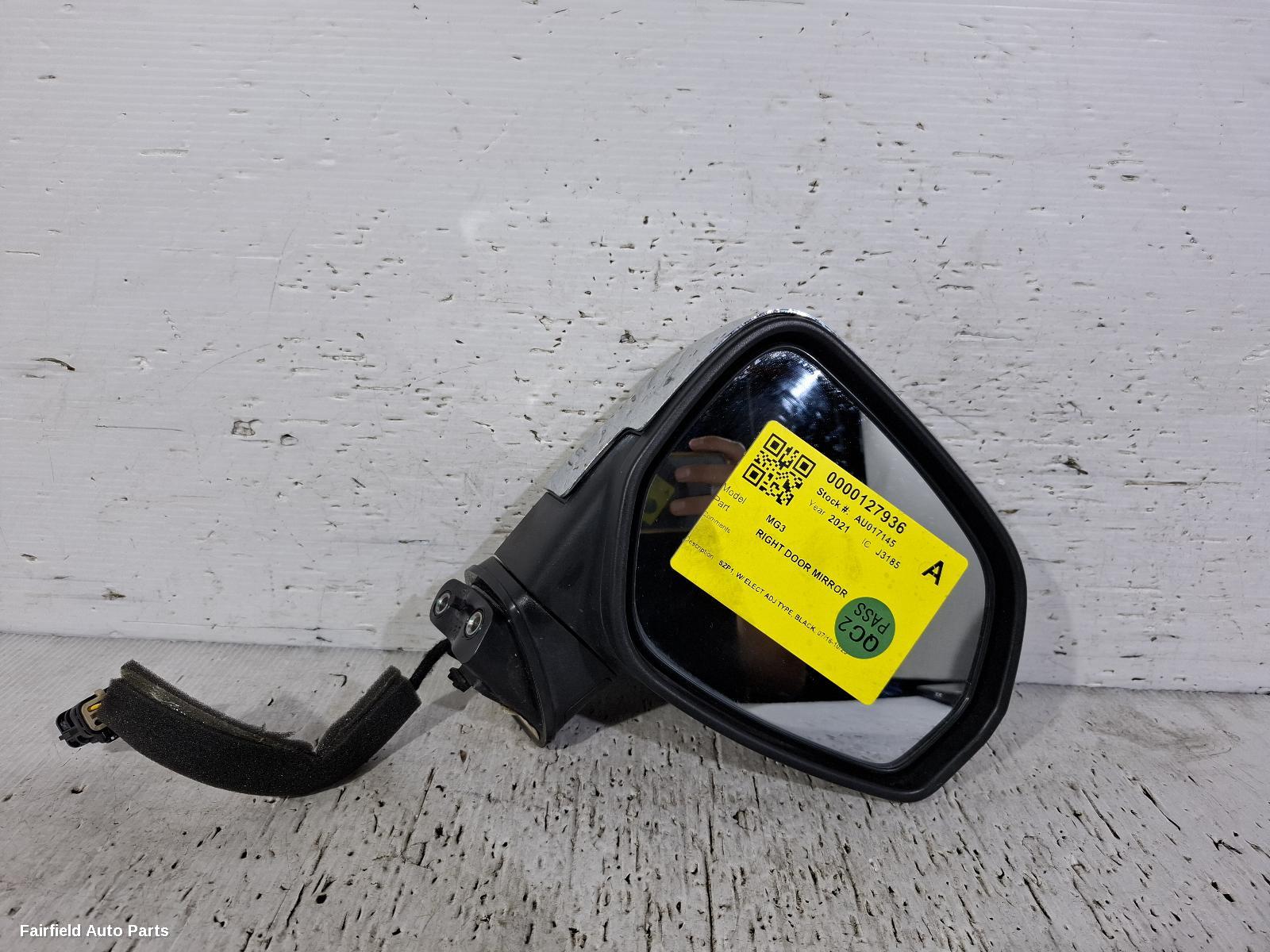 2016-2025 Mg Mg3 Right Door Mirror