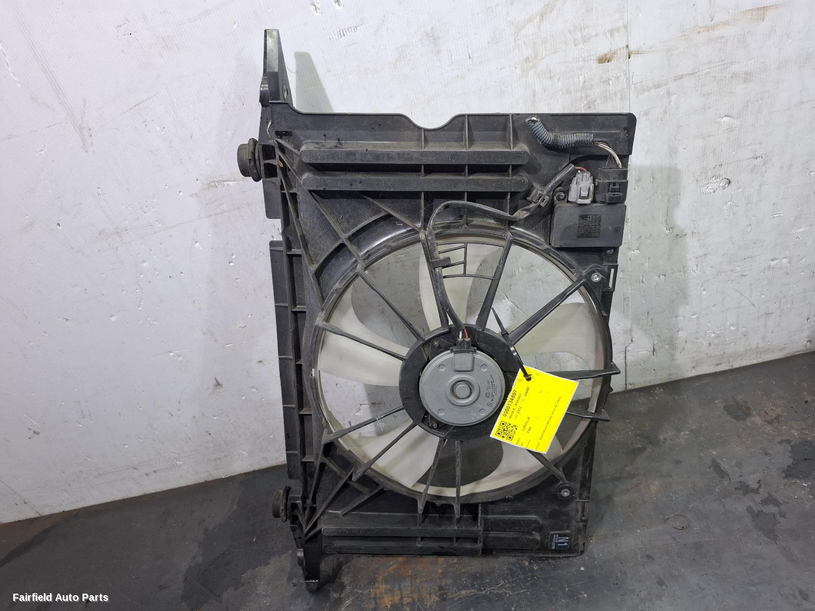 2012-2018 Toyota Corolla Fan