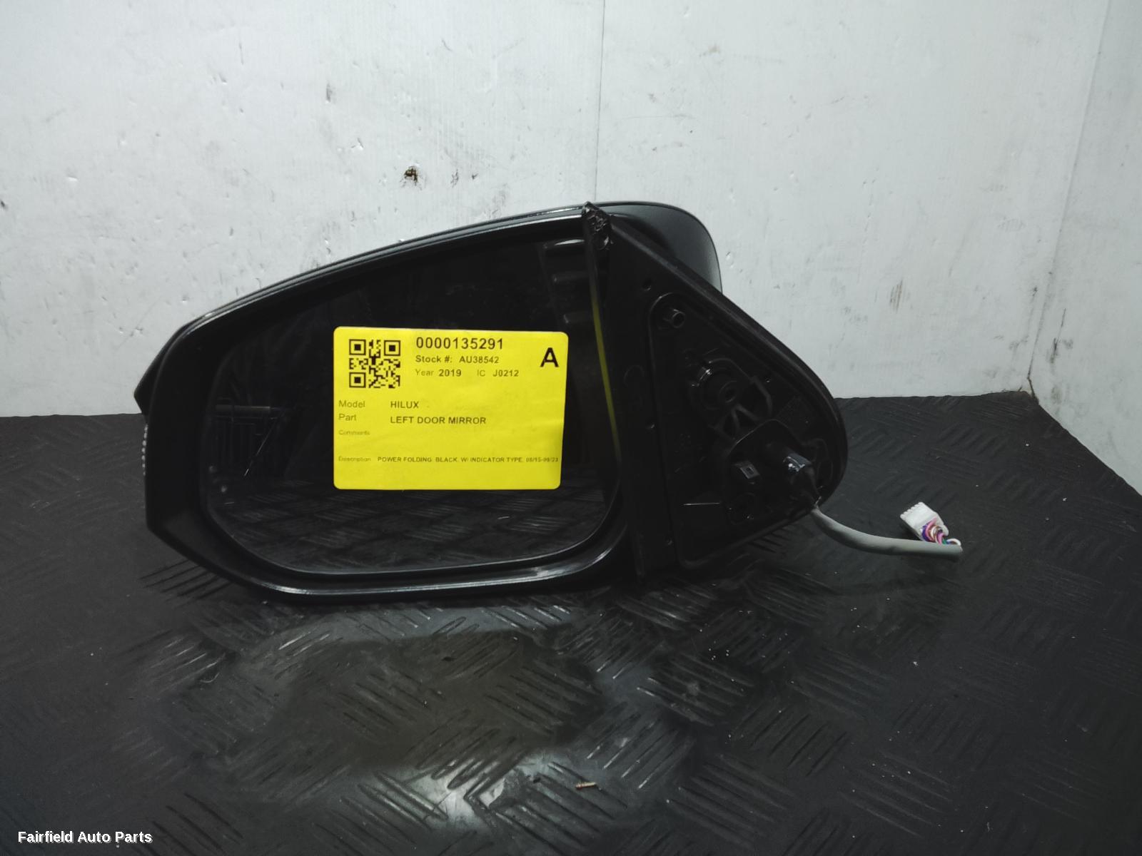 2015-2023 Toyota Hilux Left Door Mirror