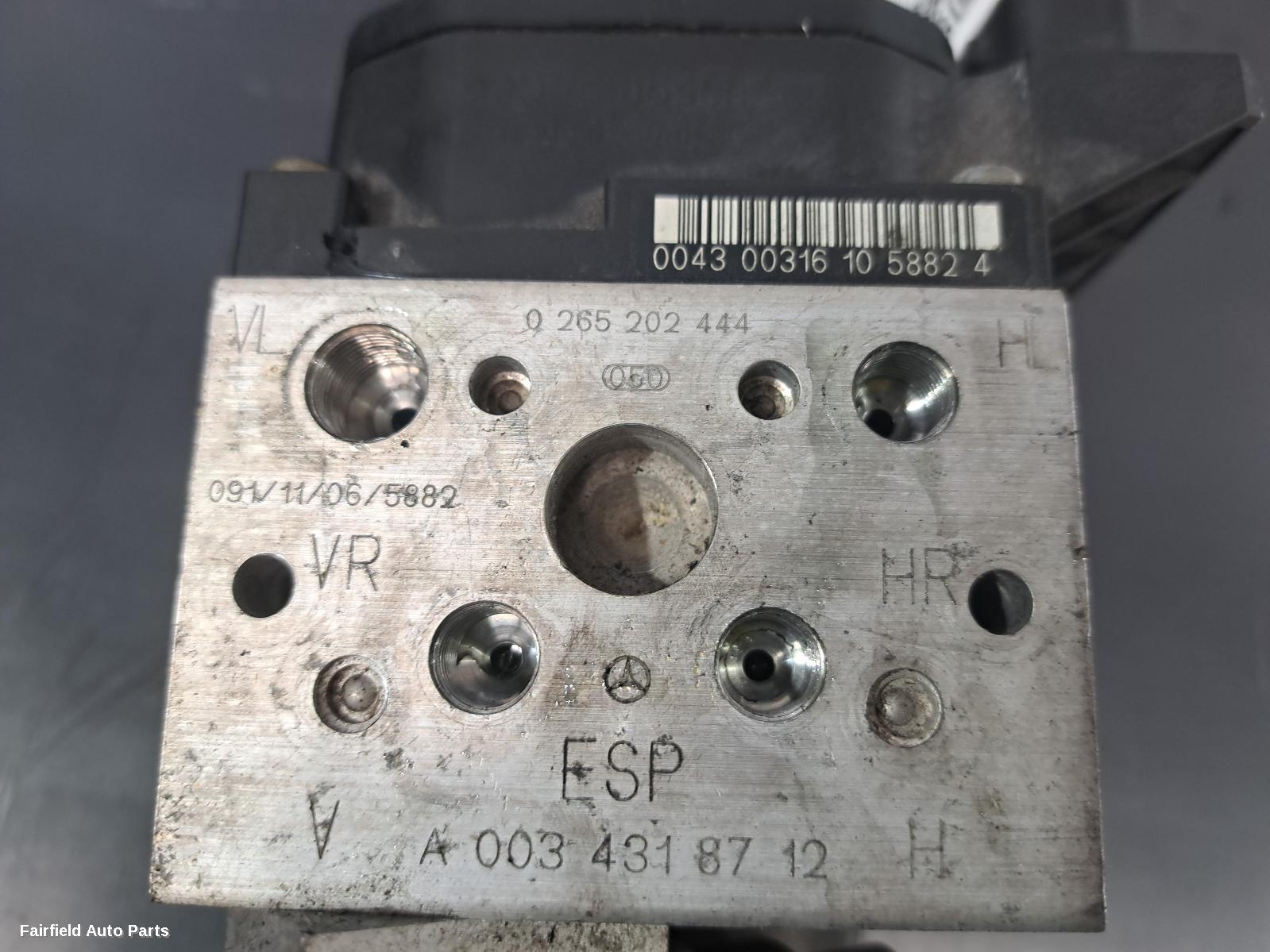 1999-2006 Mercedes S Class Abs Pump Modulator