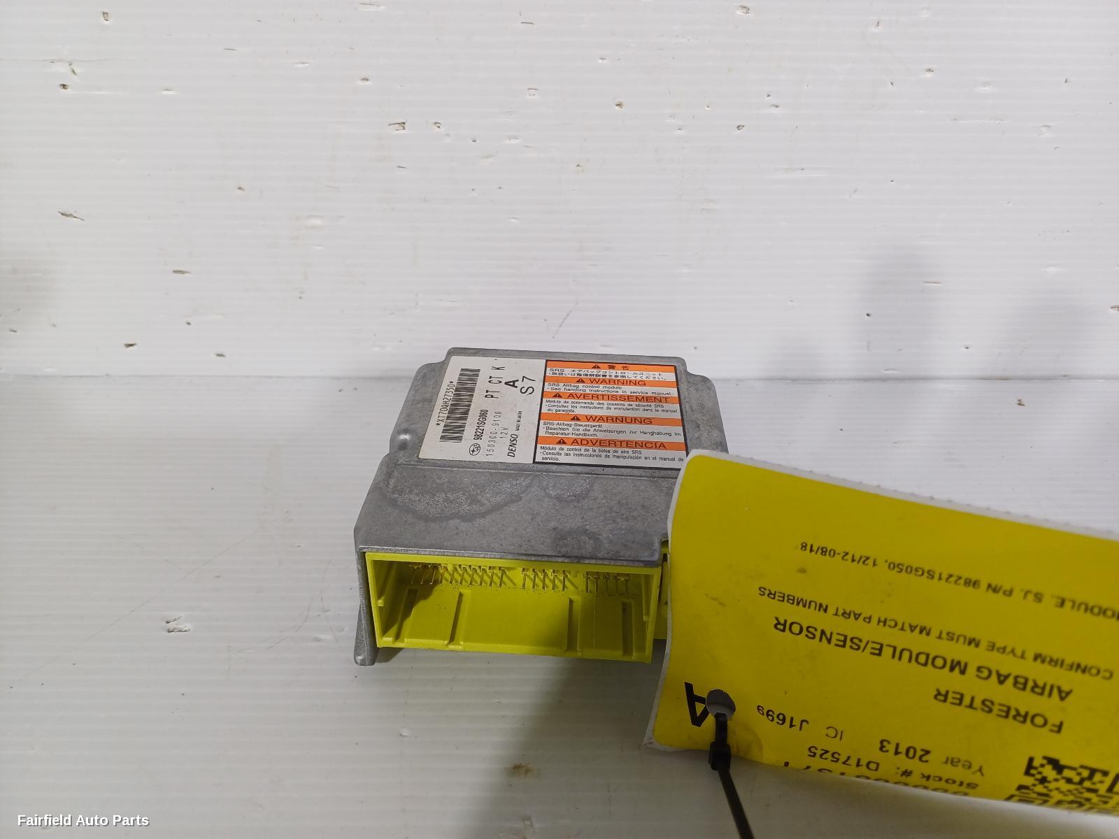2012-2018 Subaru Forester Airbag Module Sensor