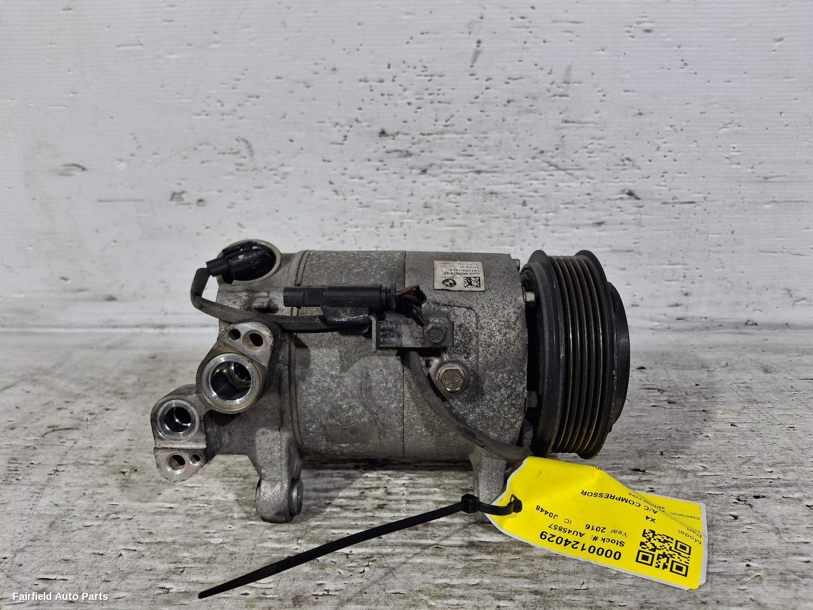 2014-2018 Bmw X4 A C Compressor