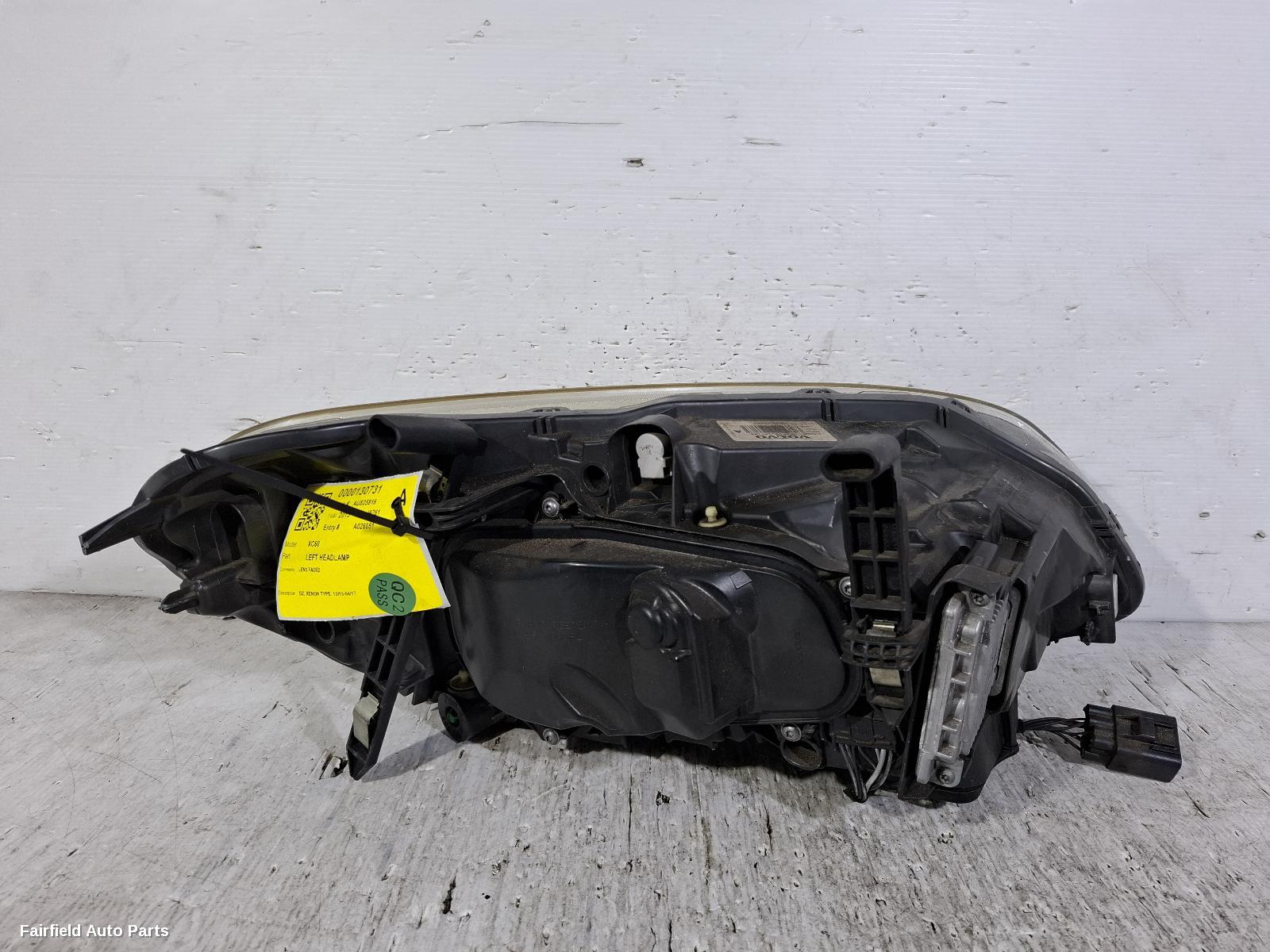 2013-2017 Volvo Xc60 Left Headlamp