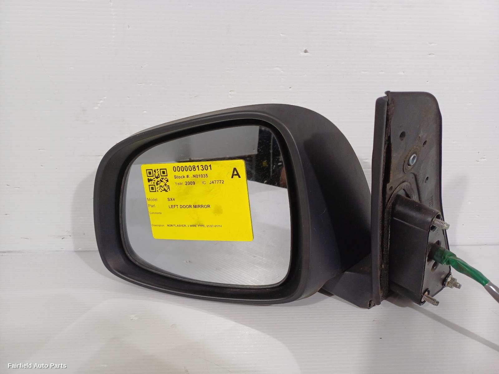 2007-2014 Suzuki Sx4 Left Door Mirror